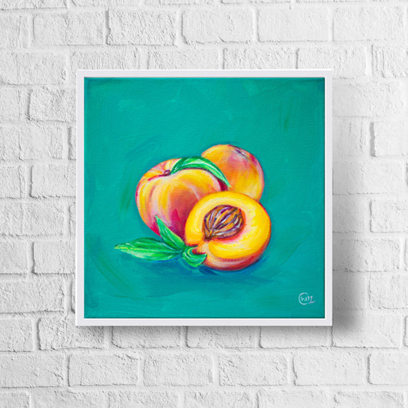 Colorful Peach Art Print