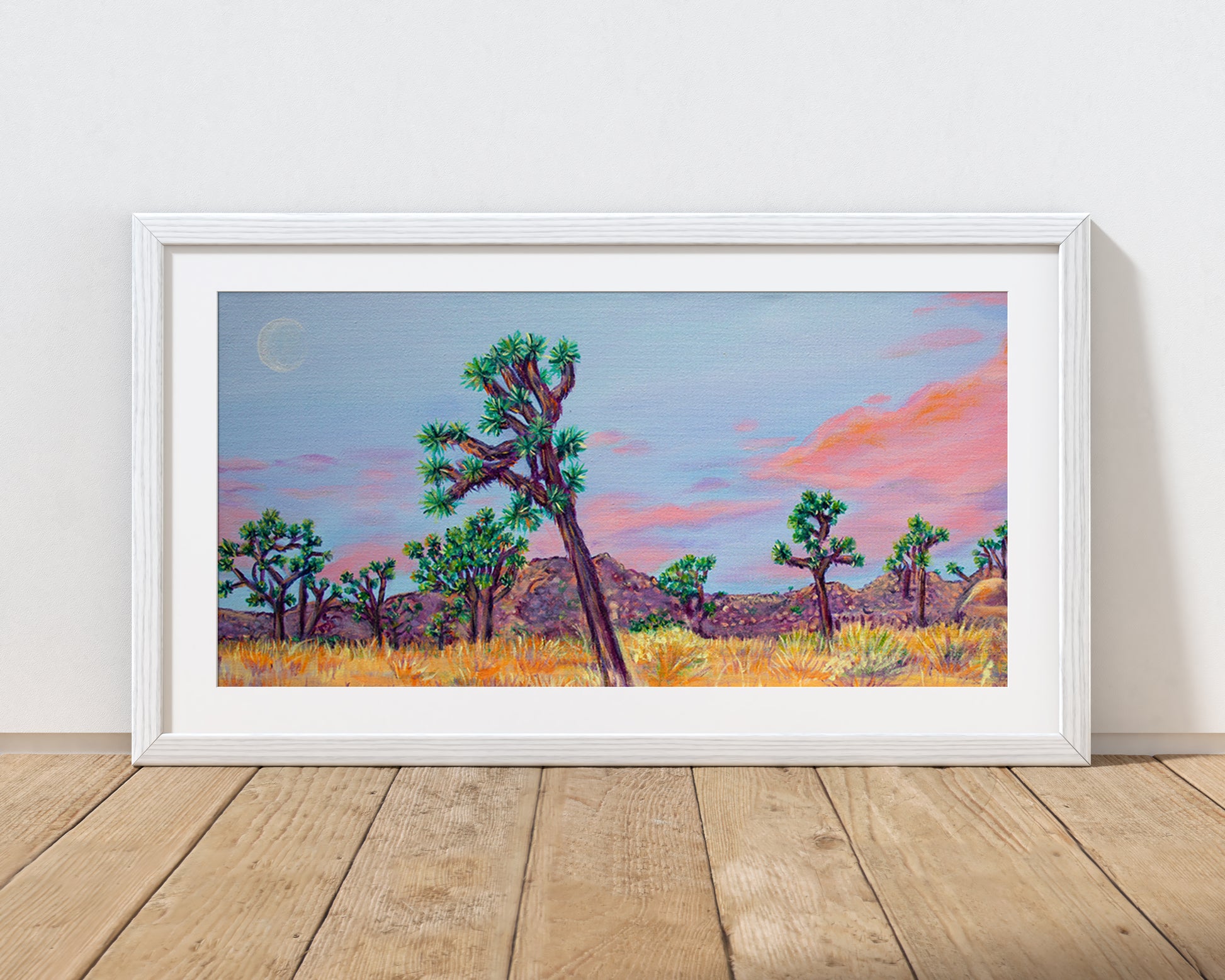 Joshua Tree Sunset Art Print