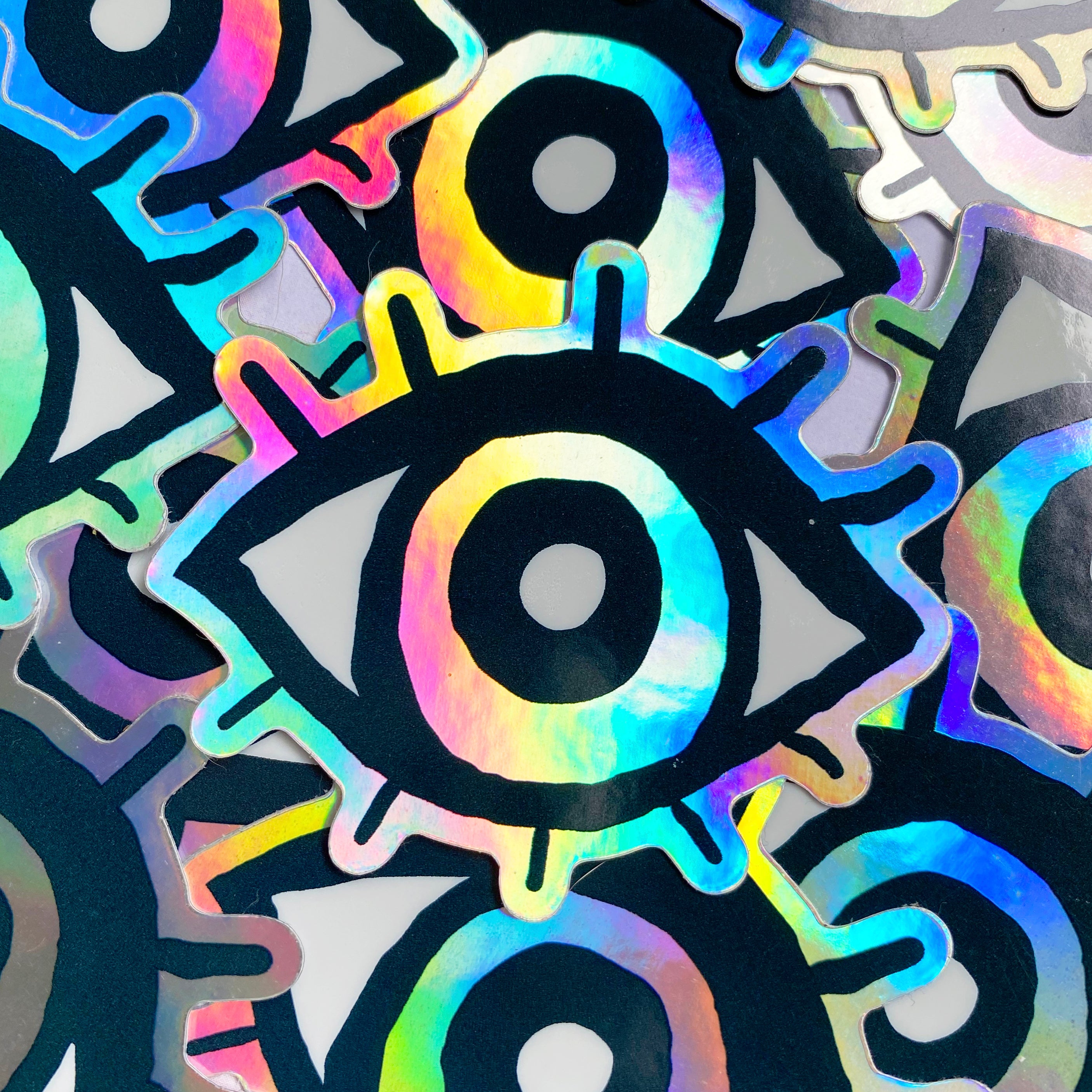 Color Vision Eye Vinyl Sticker