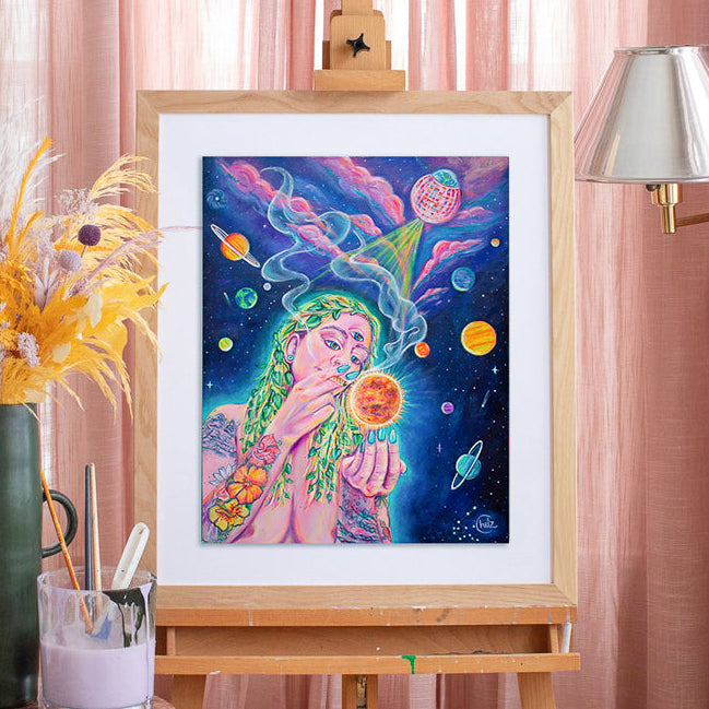 Ganja Goddess Art Print