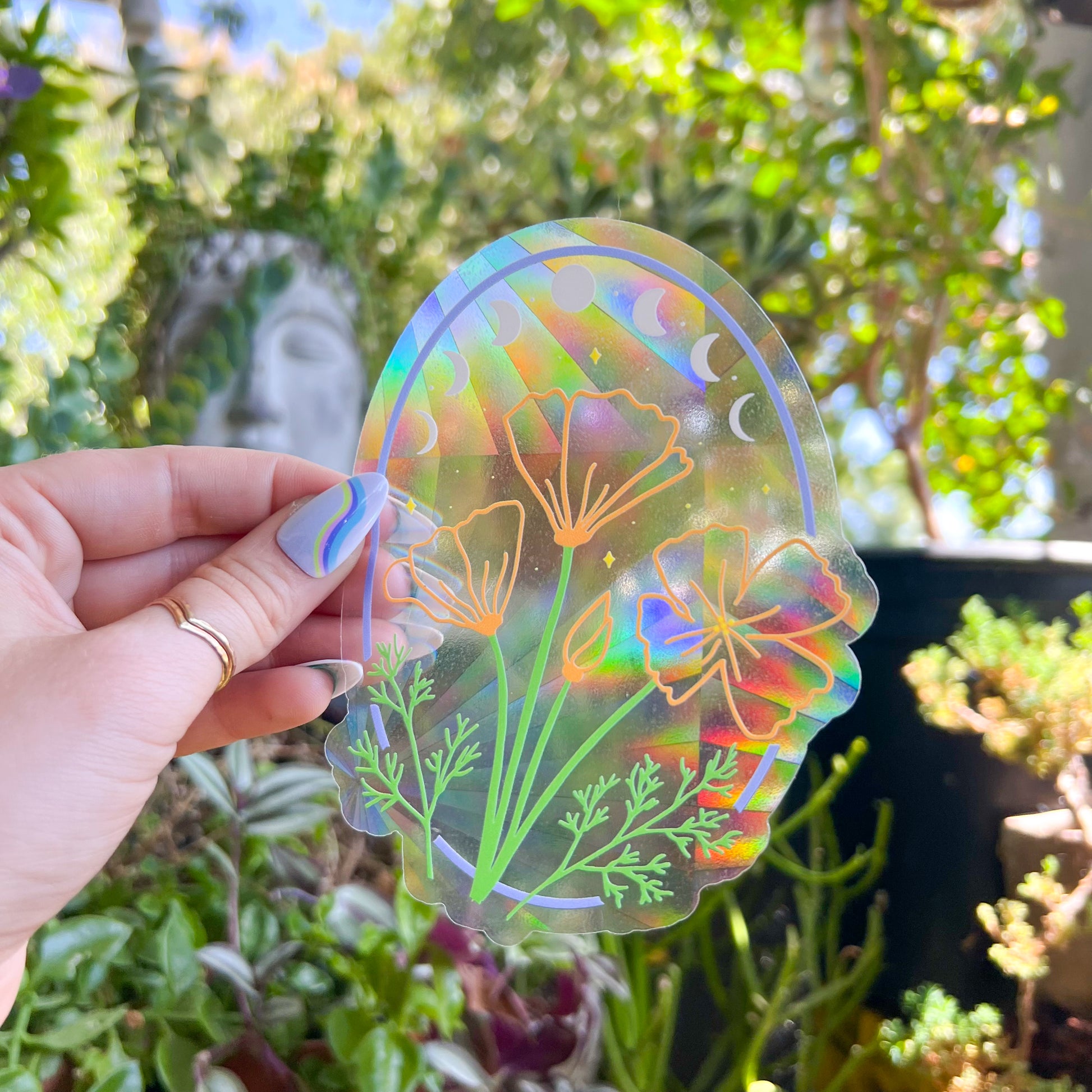 Wildflowers Suncatcher Decal