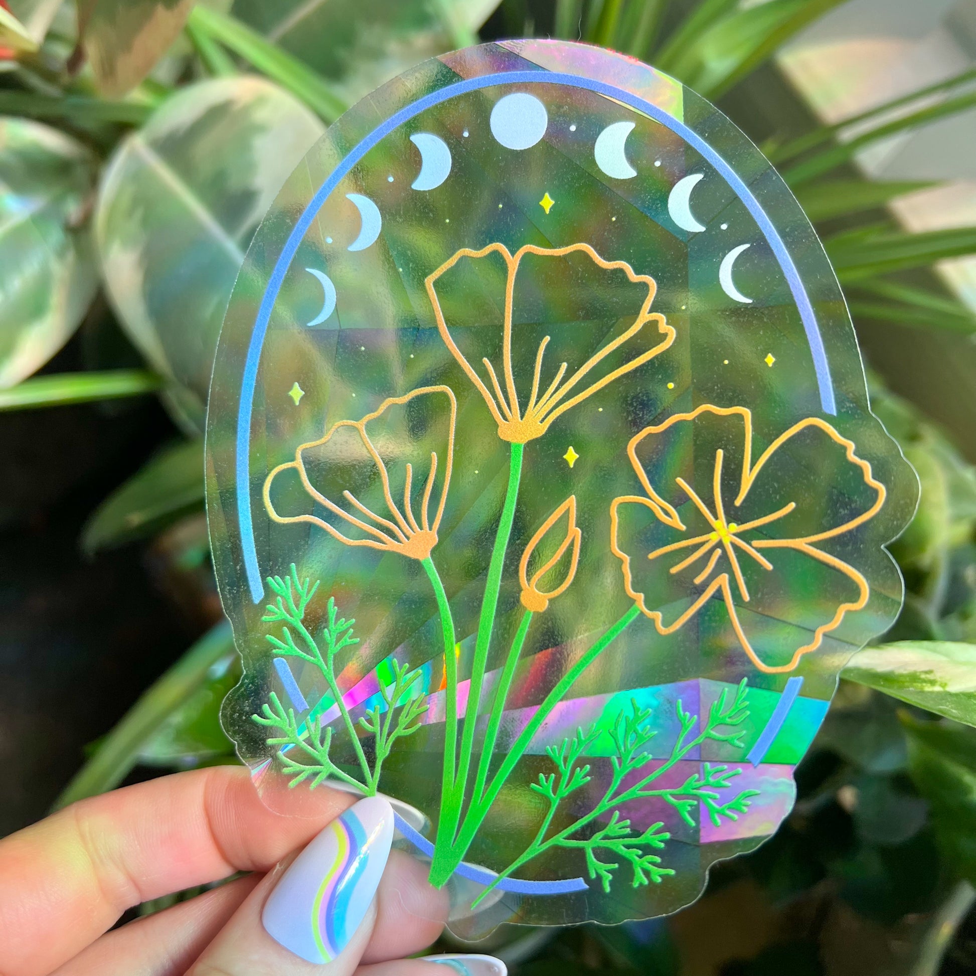Wildflowers Suncatcher Decal
