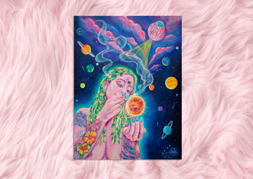 Ganja Goddess Art Print