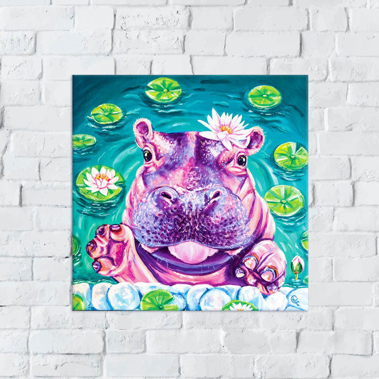 Fiona the Hippo Original Painting