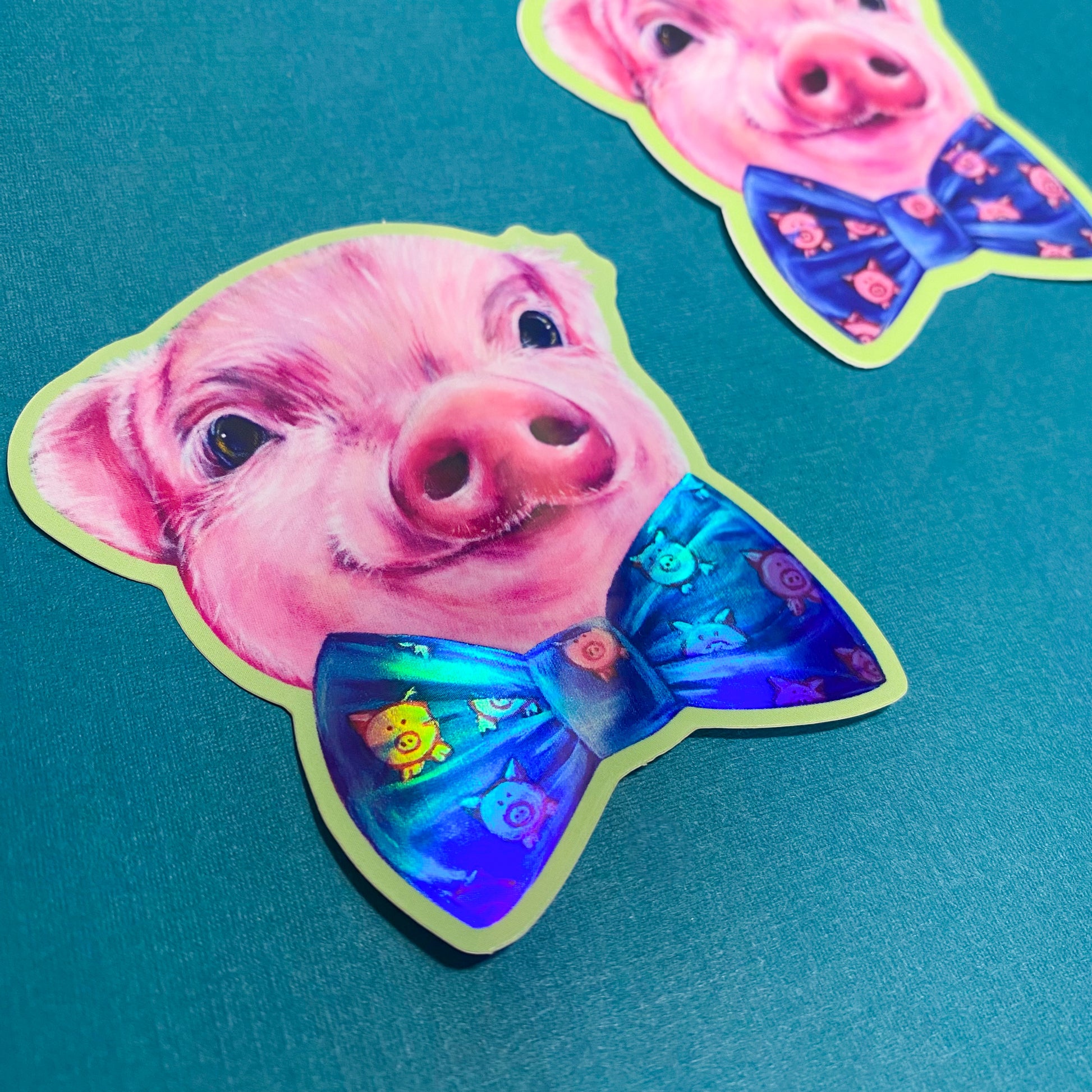 Hamilton the Pig Vinyl Sticker