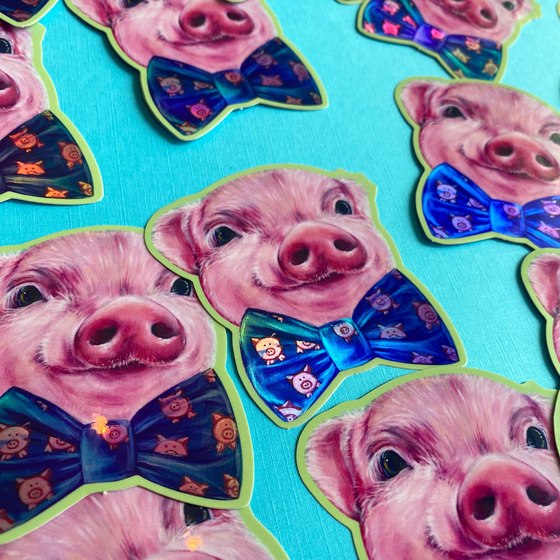 Hamilton the Pig Vinyl Sticker