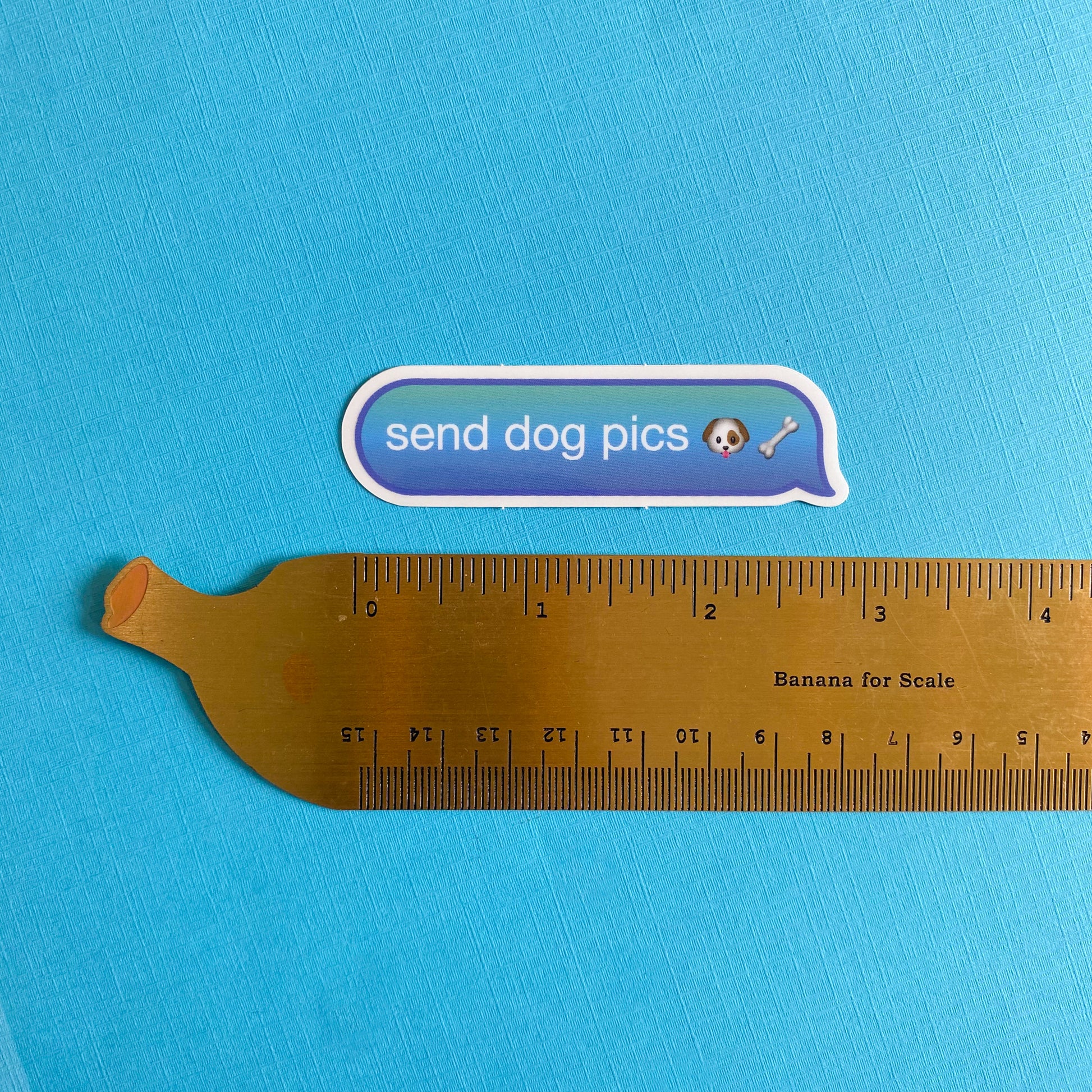 Send Dog Pics Vinyl Sticker