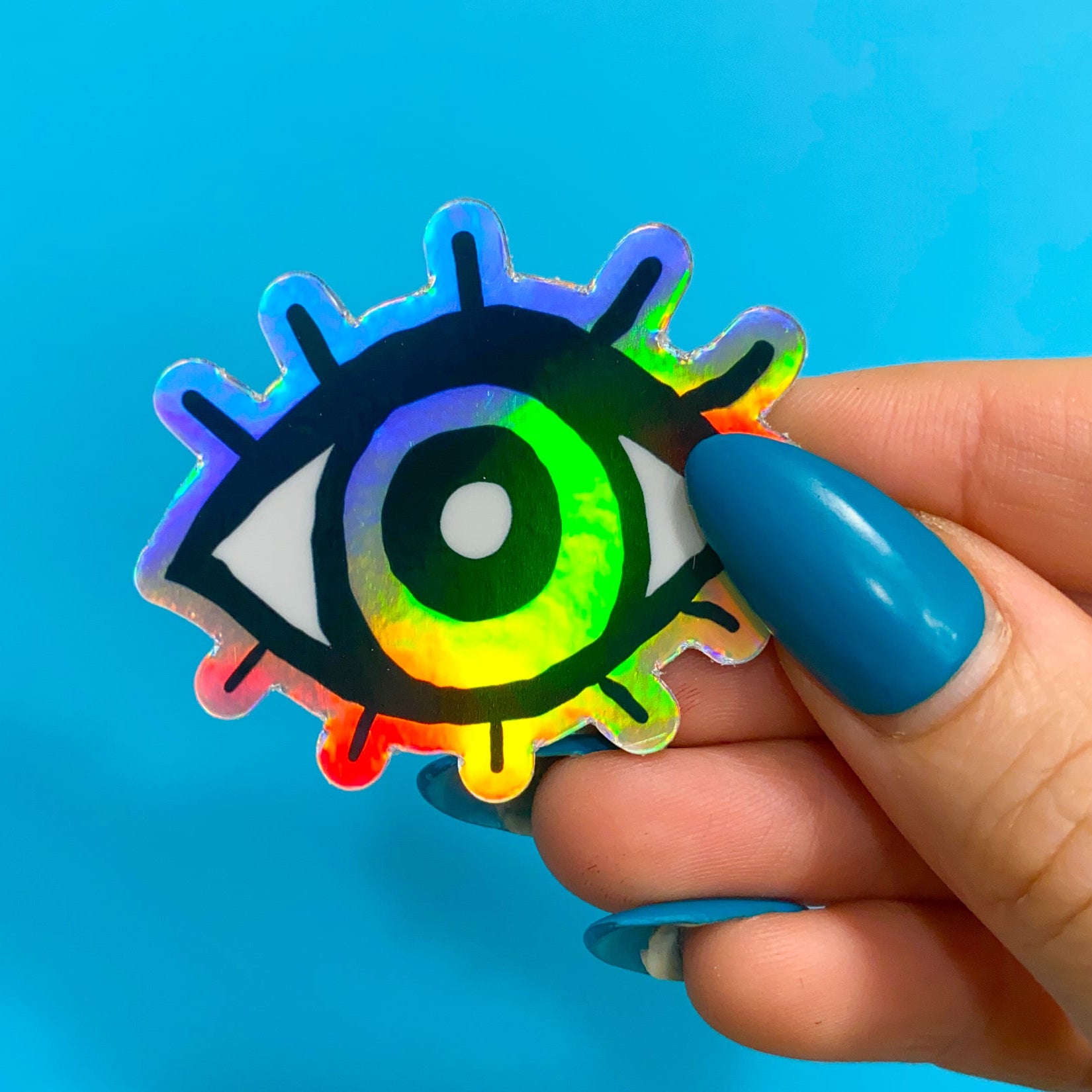 Color Vision Eye Vinyl Sticker
