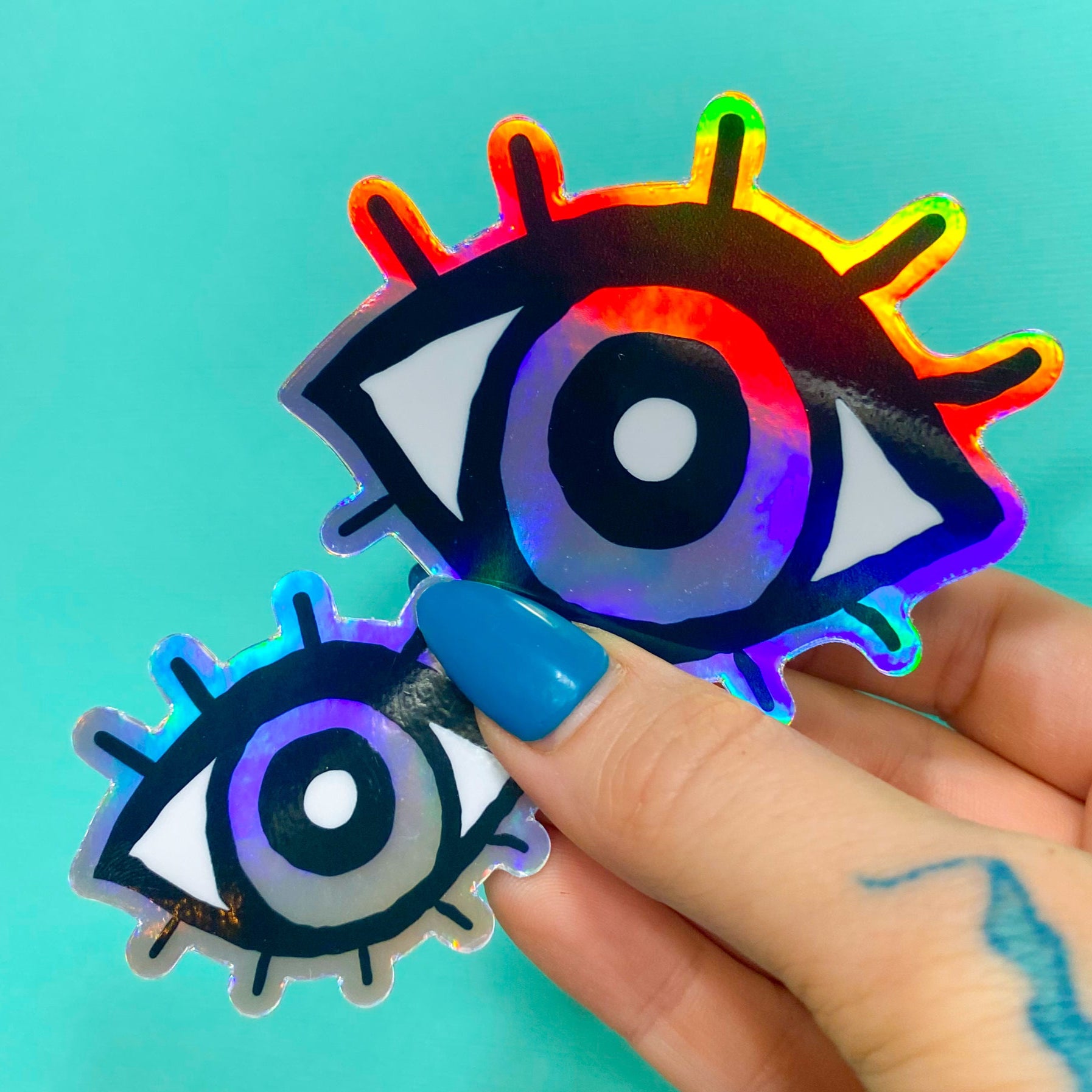 Color Vision Eye Vinyl Sticker