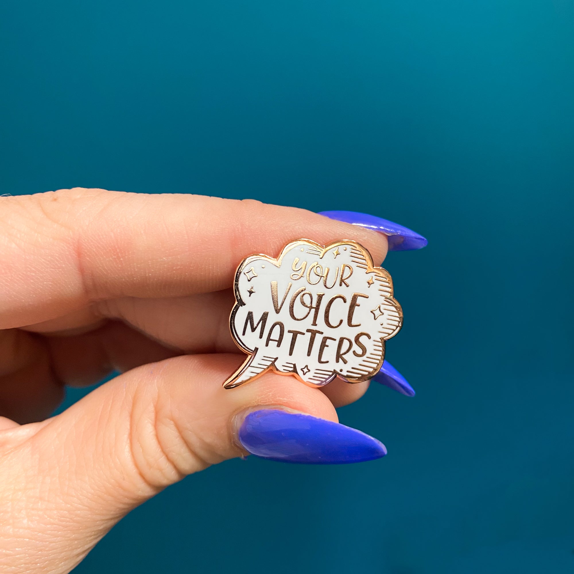 Your Voice Matters Enamel Pin