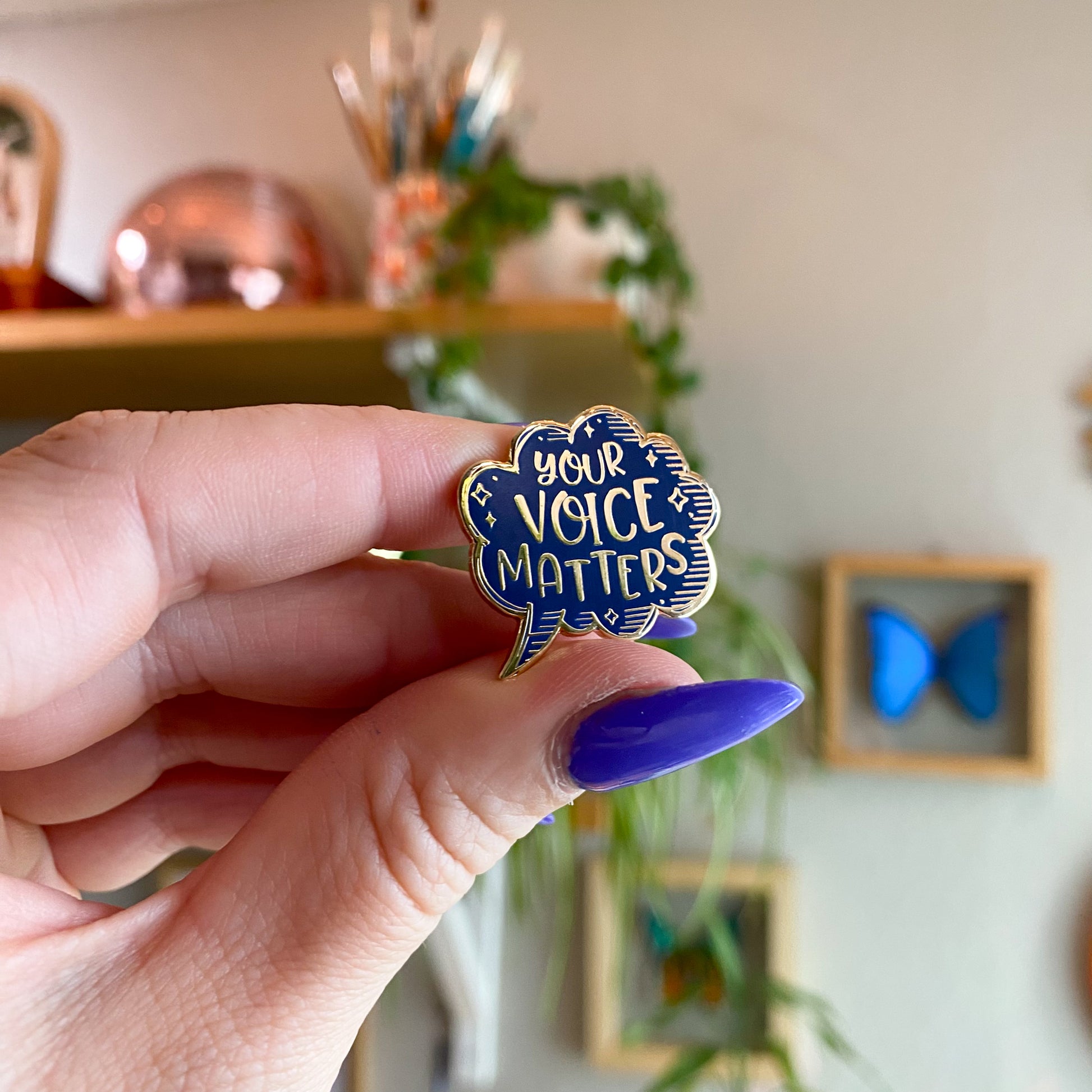 Your Voice Matters Enamel Pin