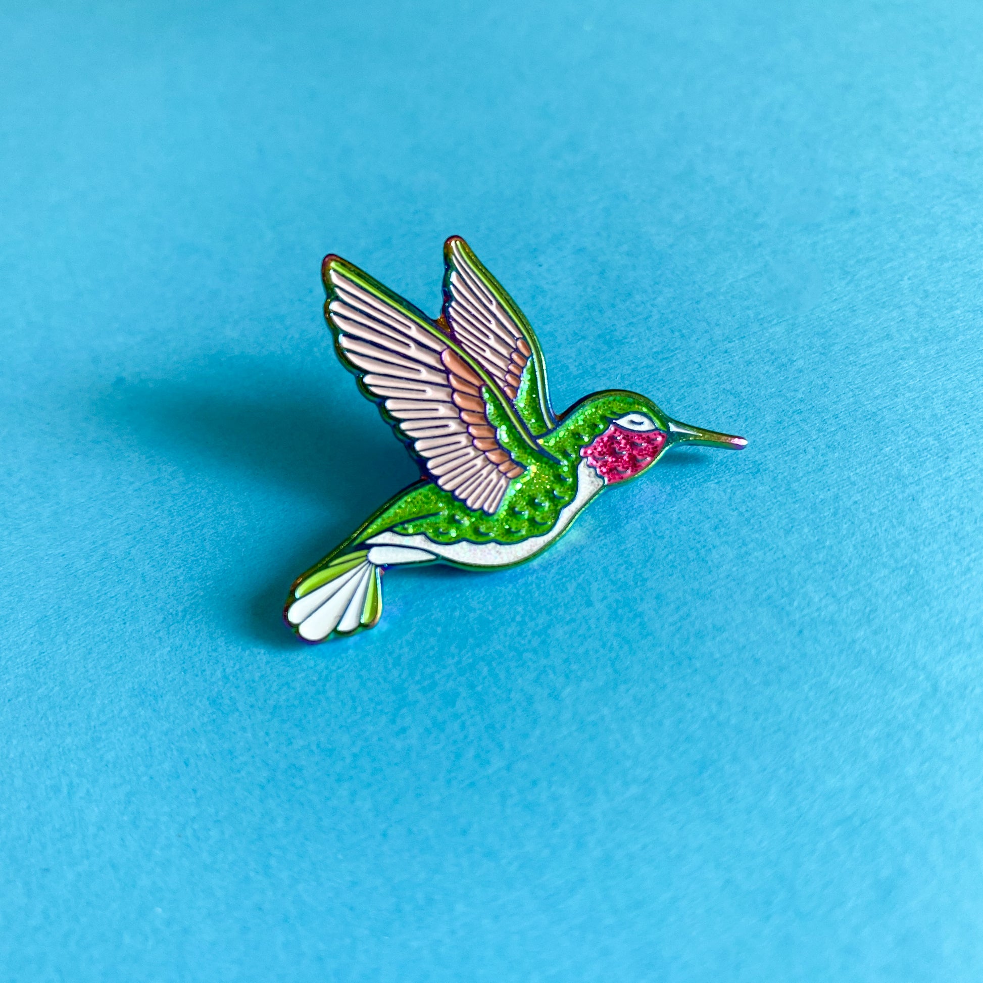 Hummingbird Enamel Pin