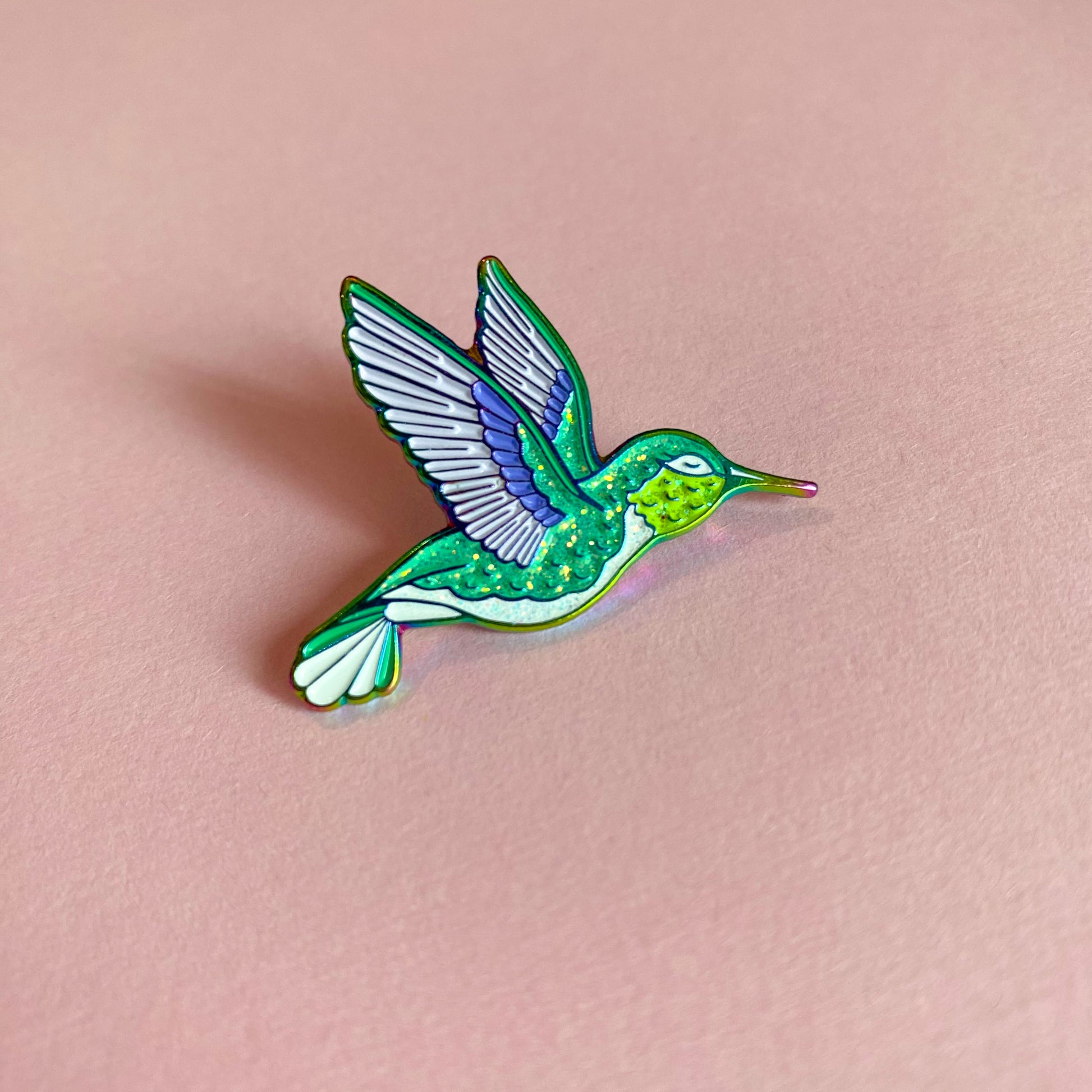 Hummingbird Enamel Pin