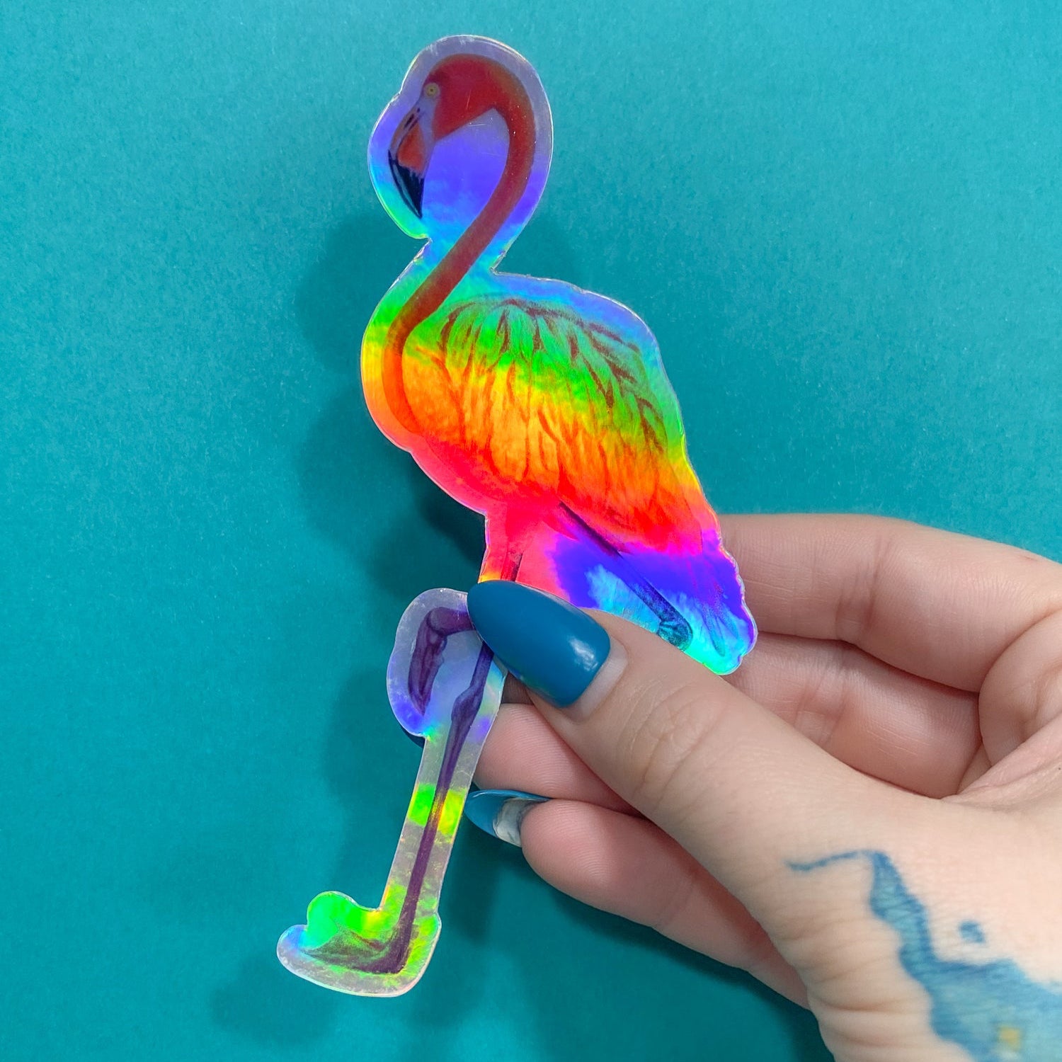 Flamingo Vinyl Sticker