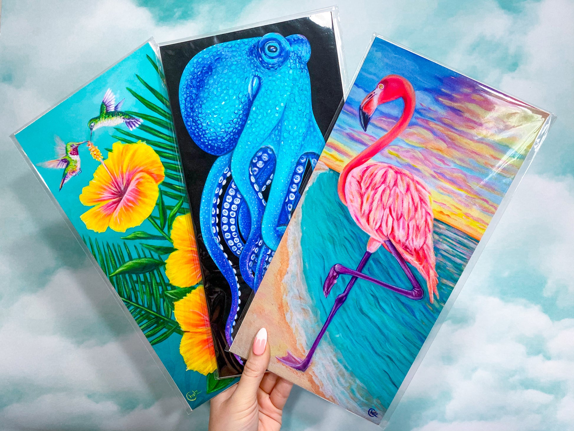 Octogalaxy Art Print