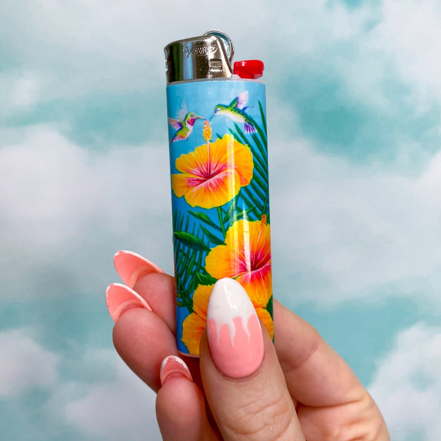 Hummingbird Hibiscus Lighter