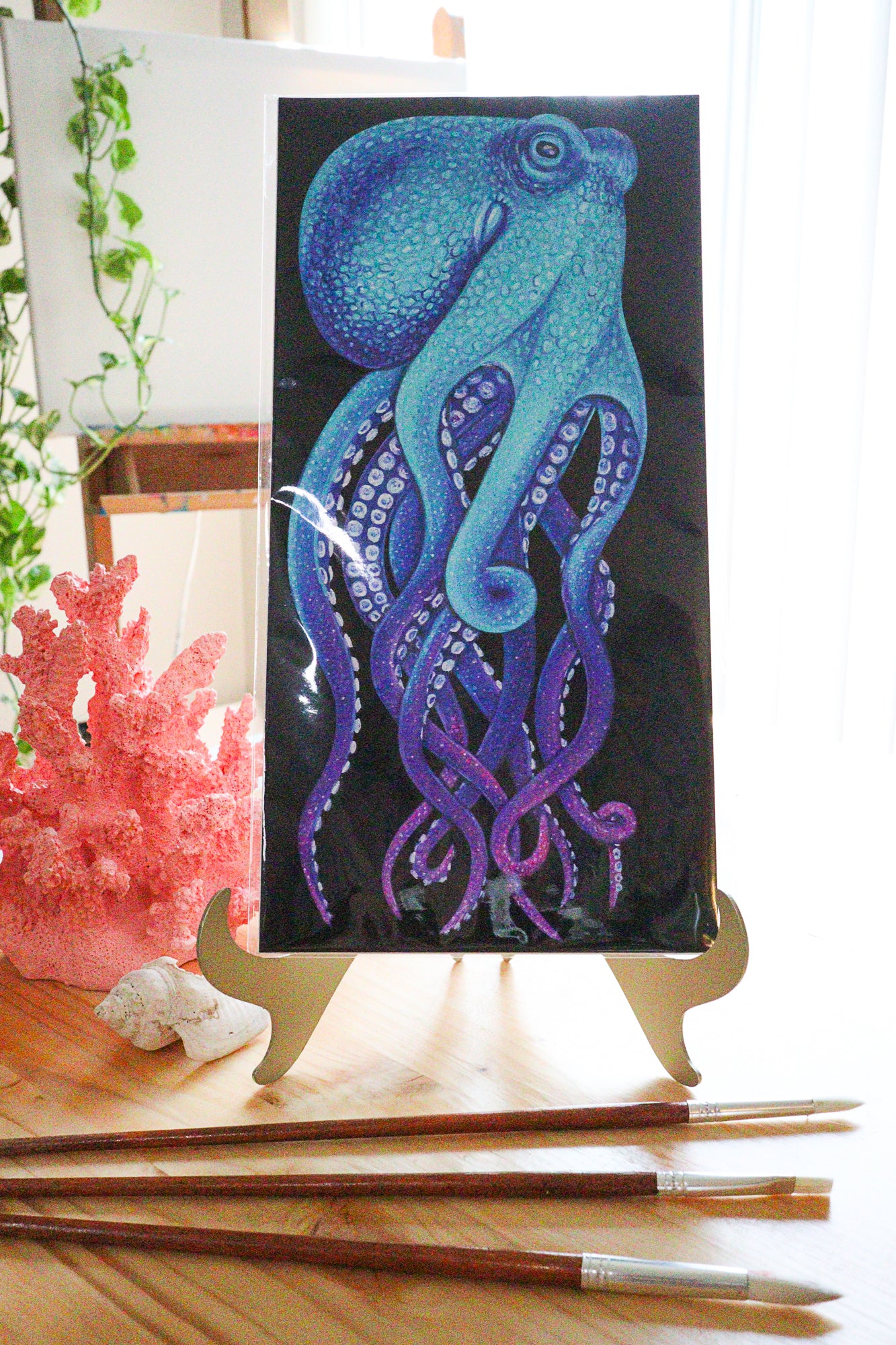 Octogalaxy Art Print
