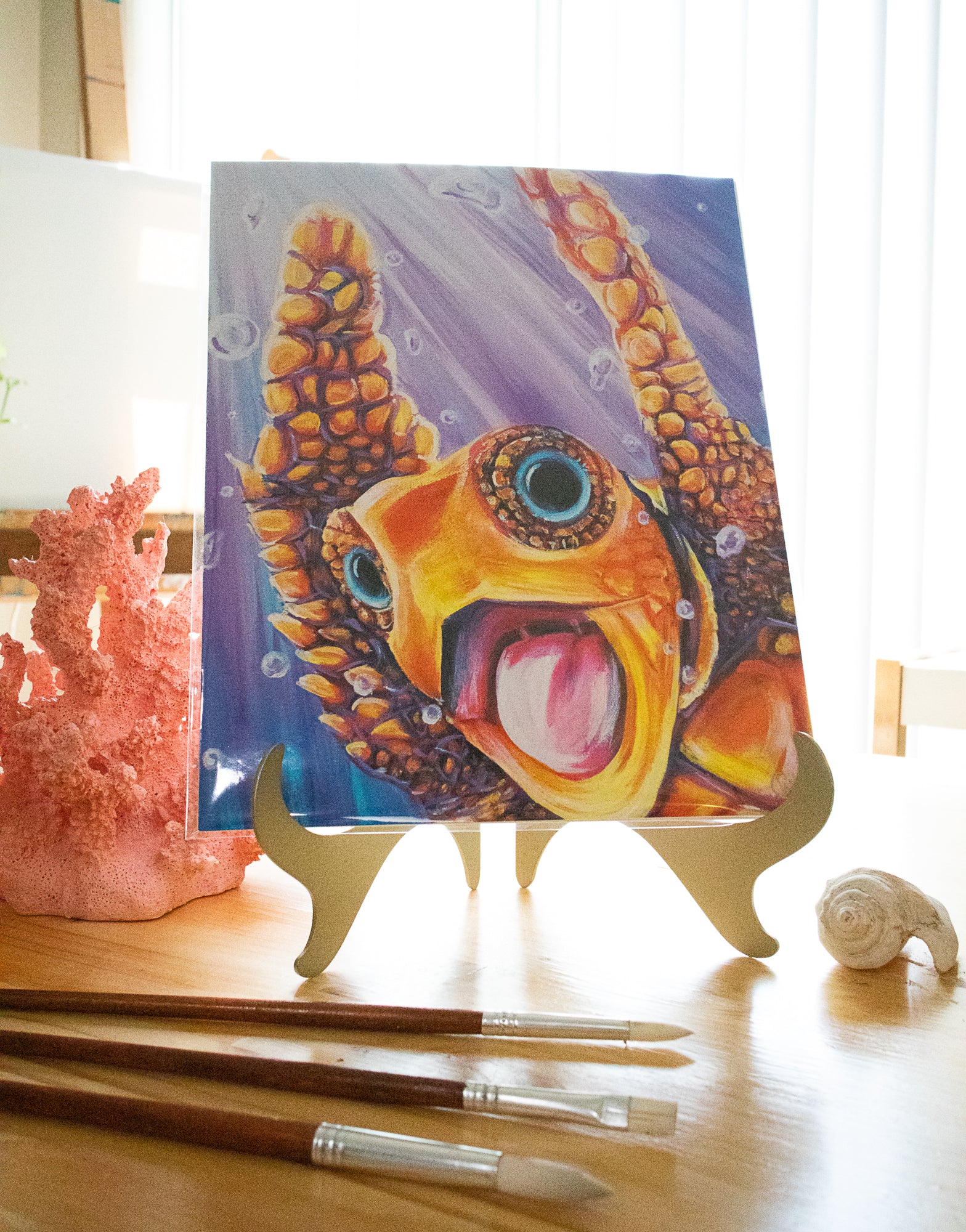 Turtley Awesome Art Print
