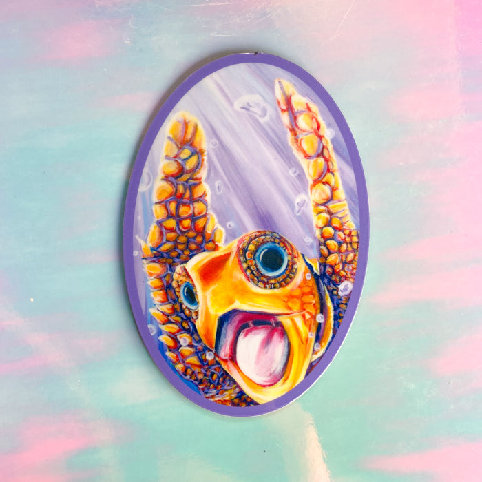 Turtley Awesome Sea Turtle Magnet