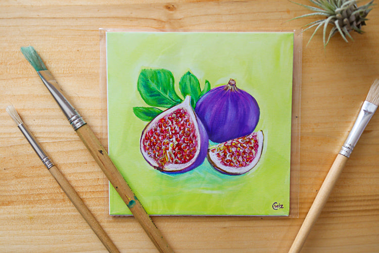 Colorful Fig Art Print