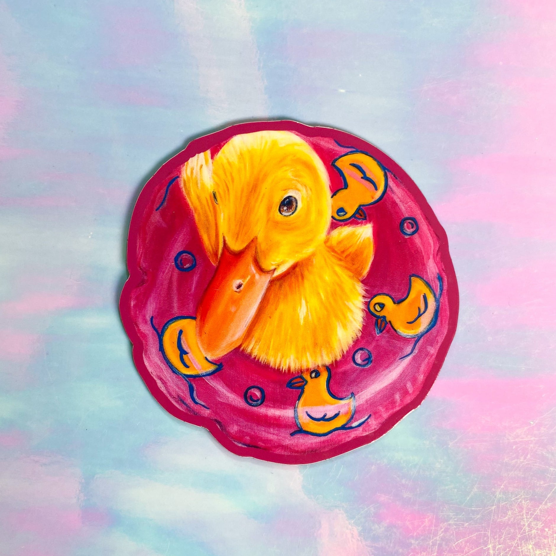Pool Party Duck Magnet