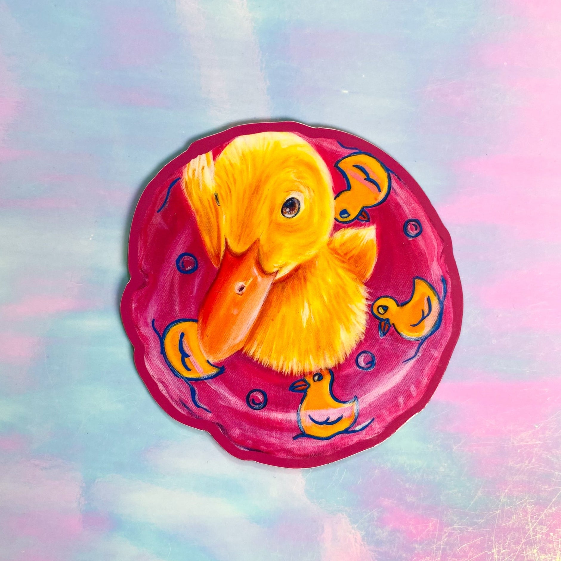 Pool Party Duck Magnet