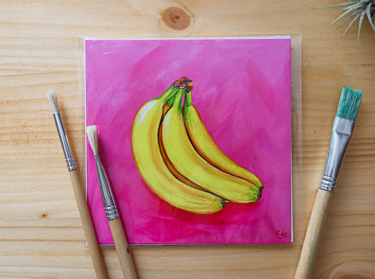 Colorful Banana Art Print