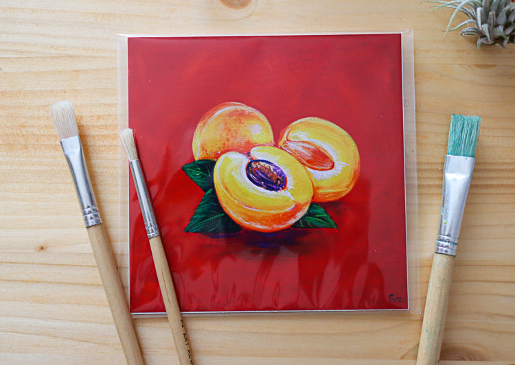 Colorful Apricot Art Print
