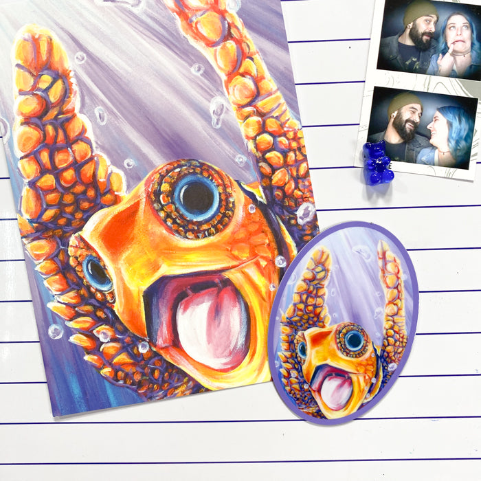 Turtley Awesome Sea Turtle Magnet