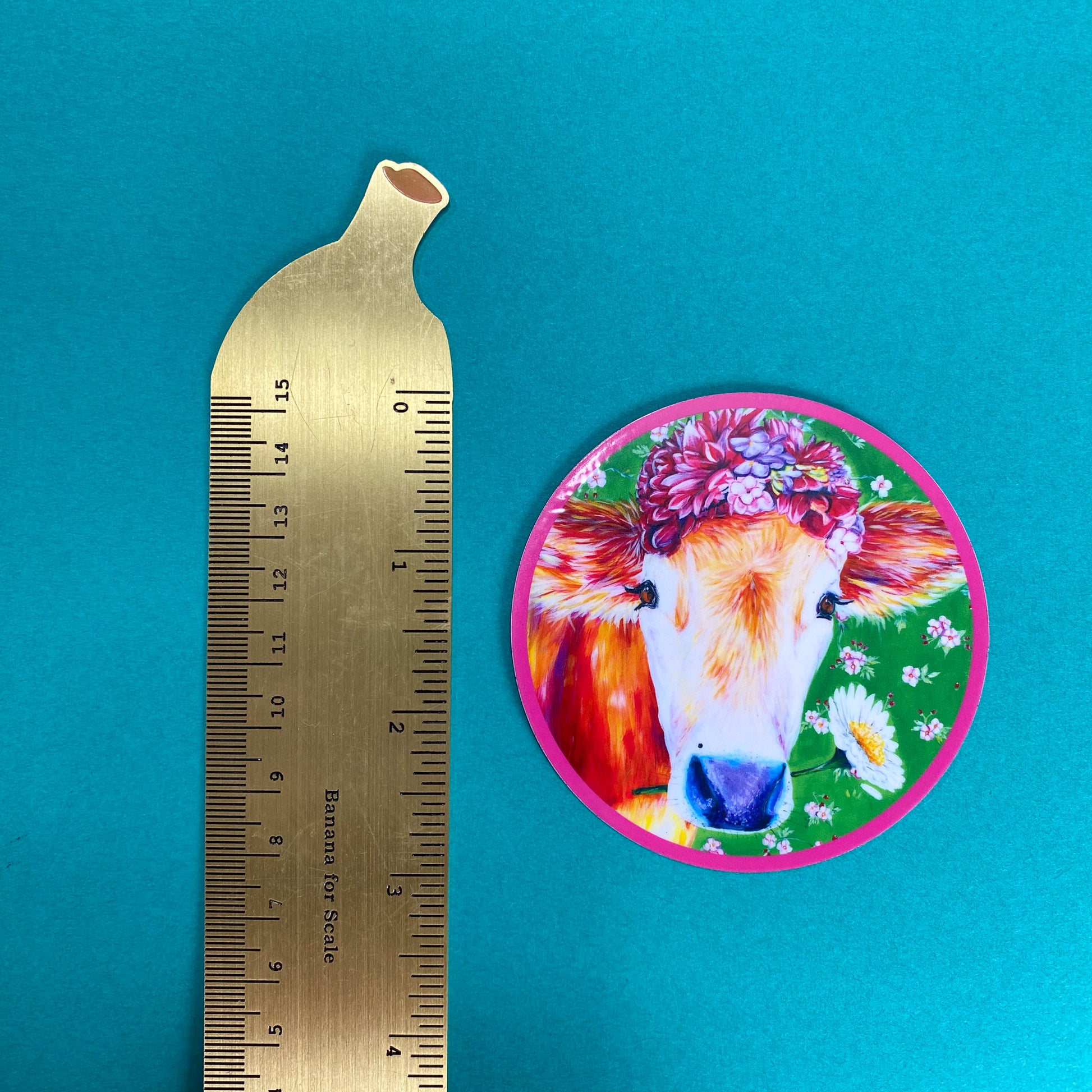 Frida Cowlo the Floral Cow Magnet