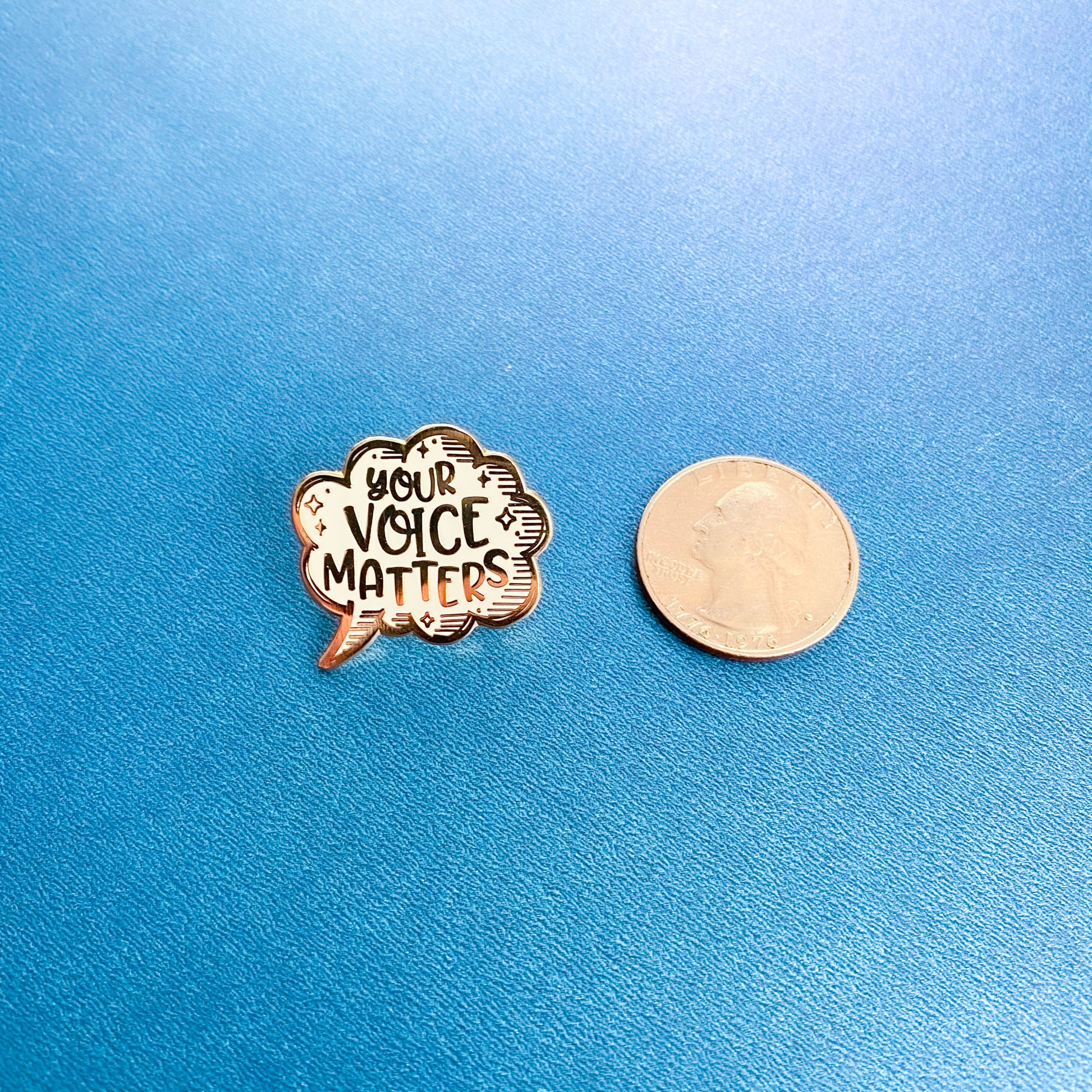 Your Voice Matters Enamel Pin
