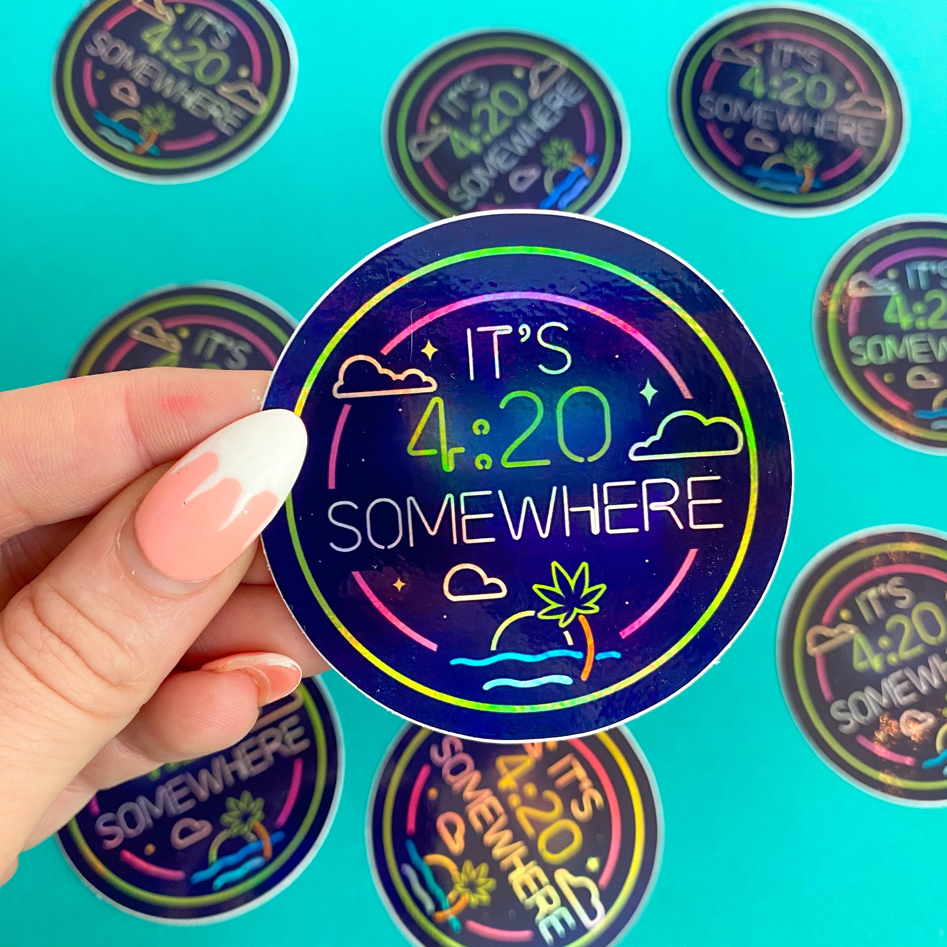 It's 4:20 Somewhere Vinyl Sticker