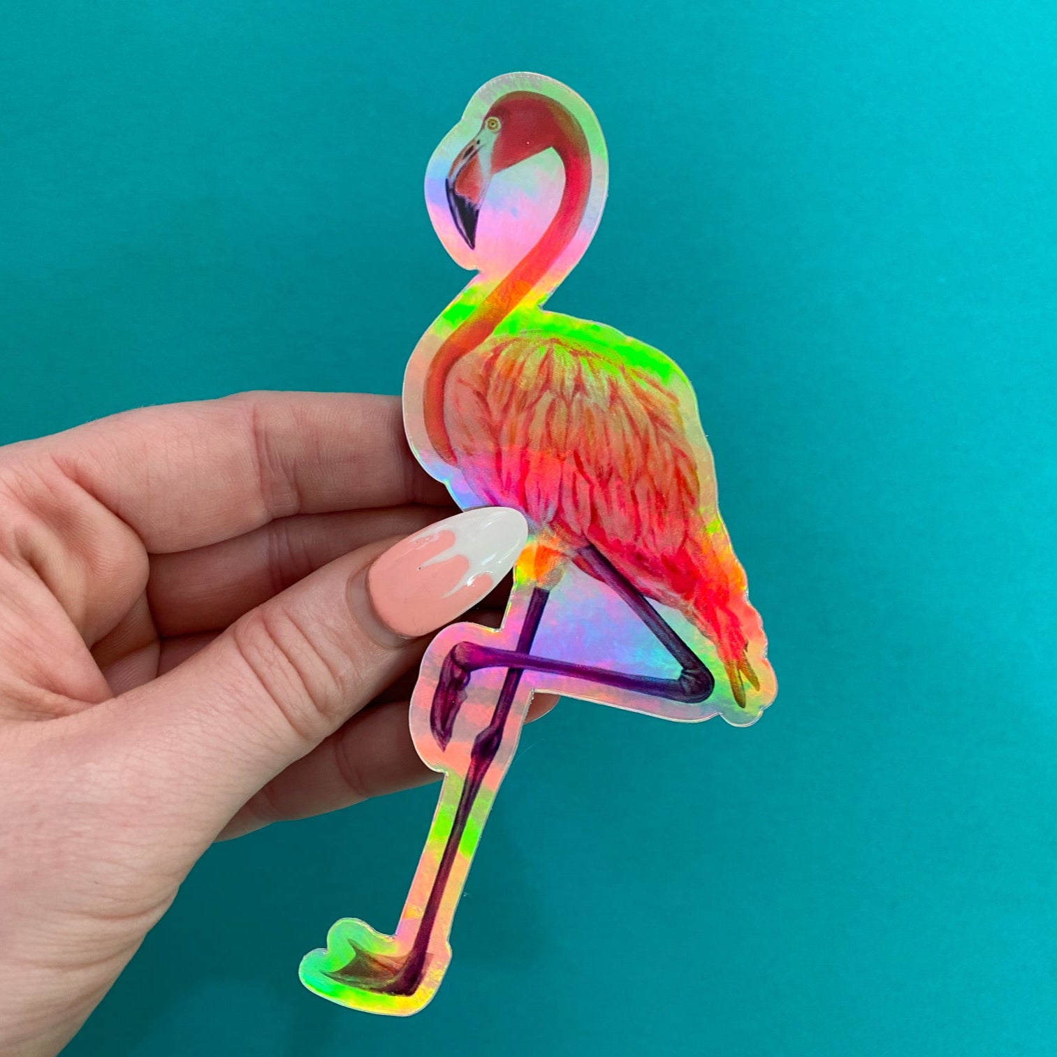 Flamingo Vinyl Sticker