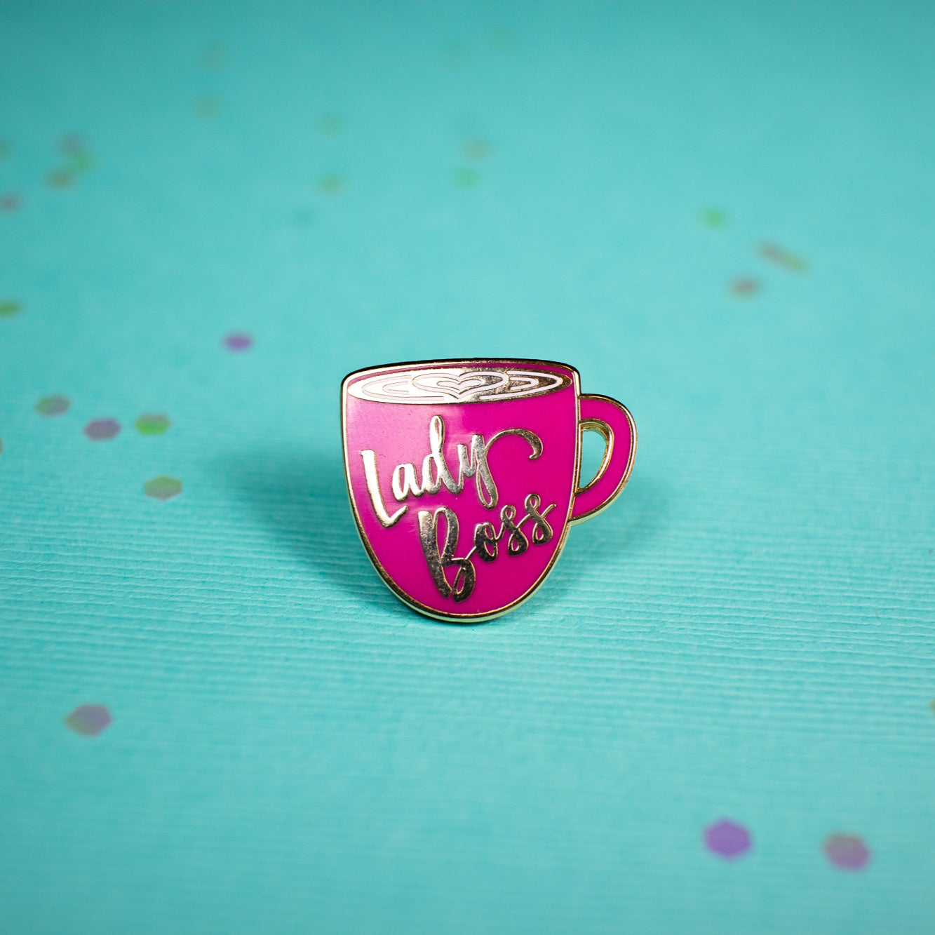 Lady Boss Enamel Pin
