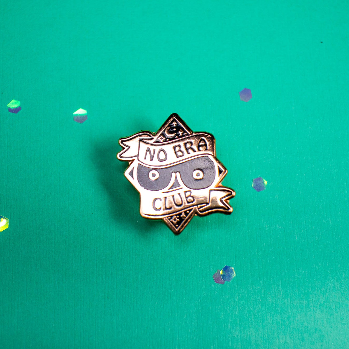 No Bra Club Enamel Pin