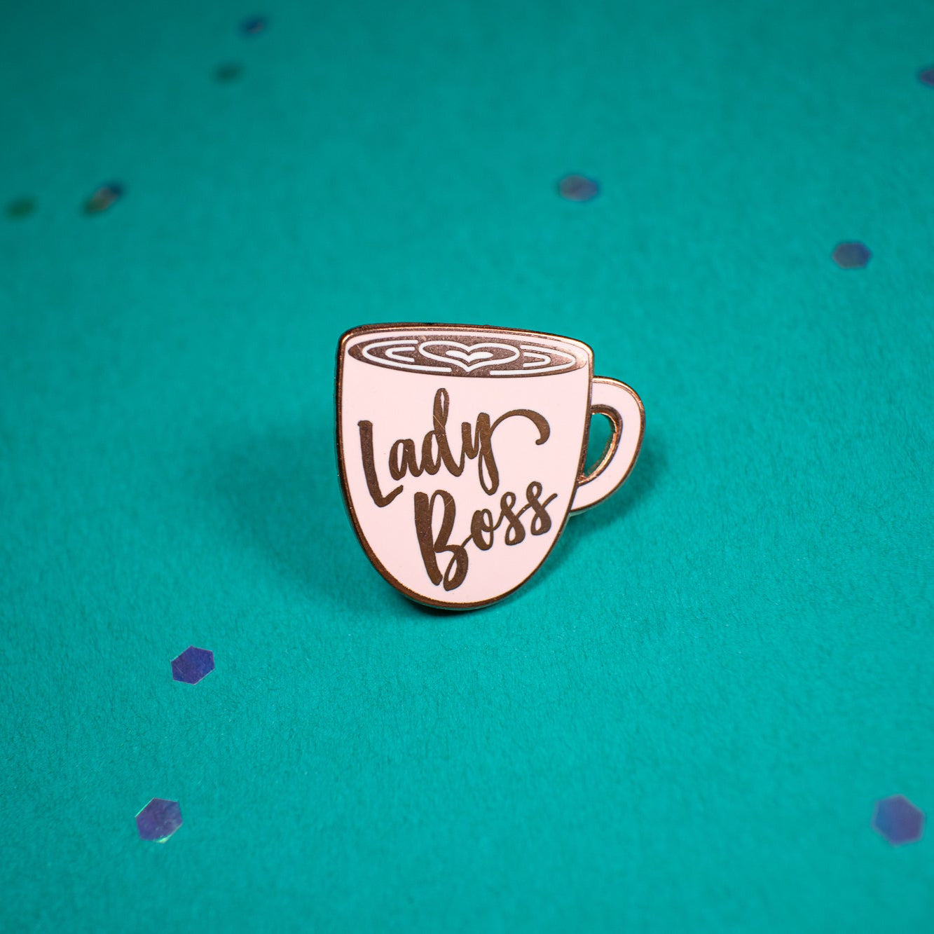 Lady Boss Enamel Pin