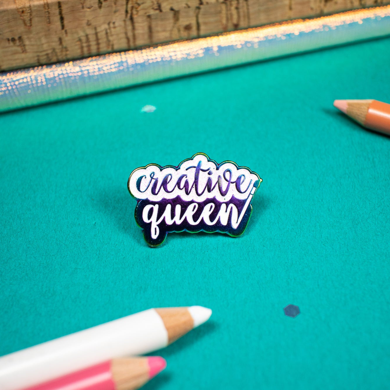 Creative Queen Enamel Pin