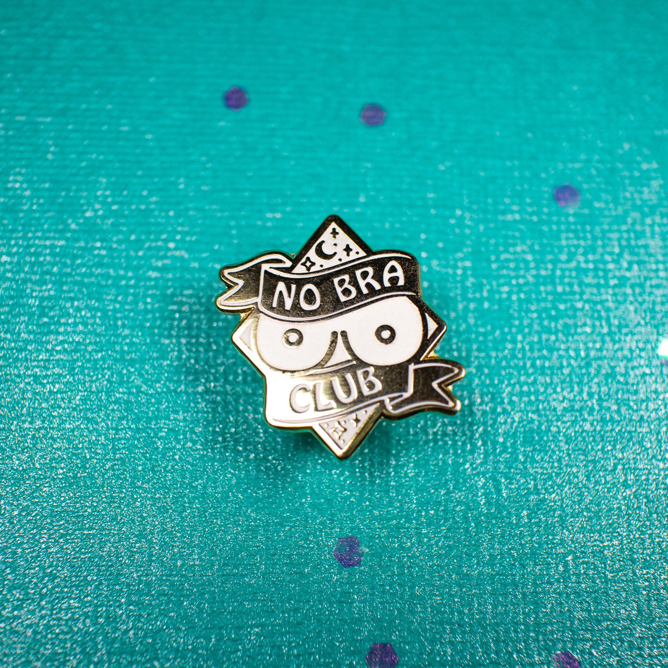 No Bra Club Enamel Pin