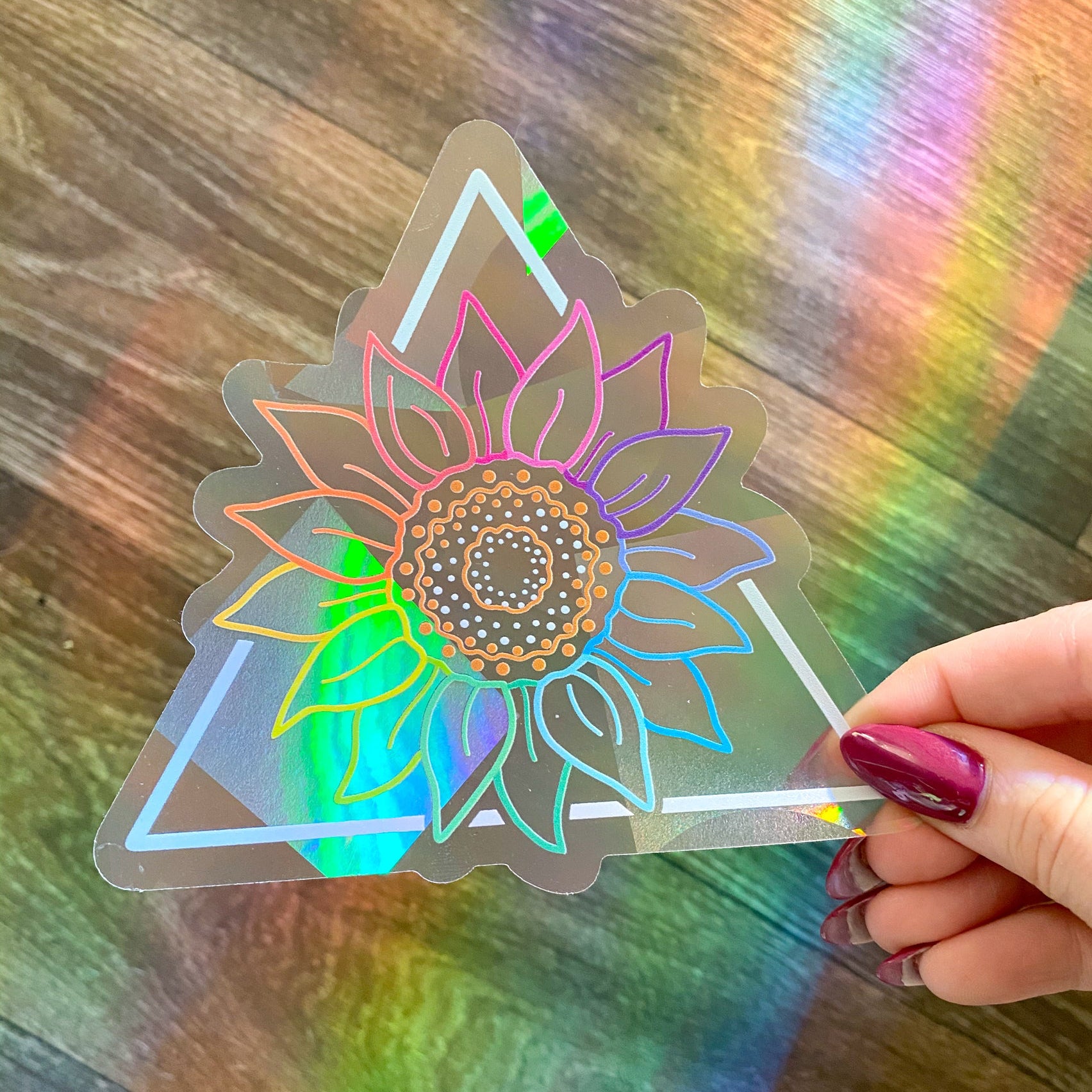 Sunflower Suncatcher Decal
