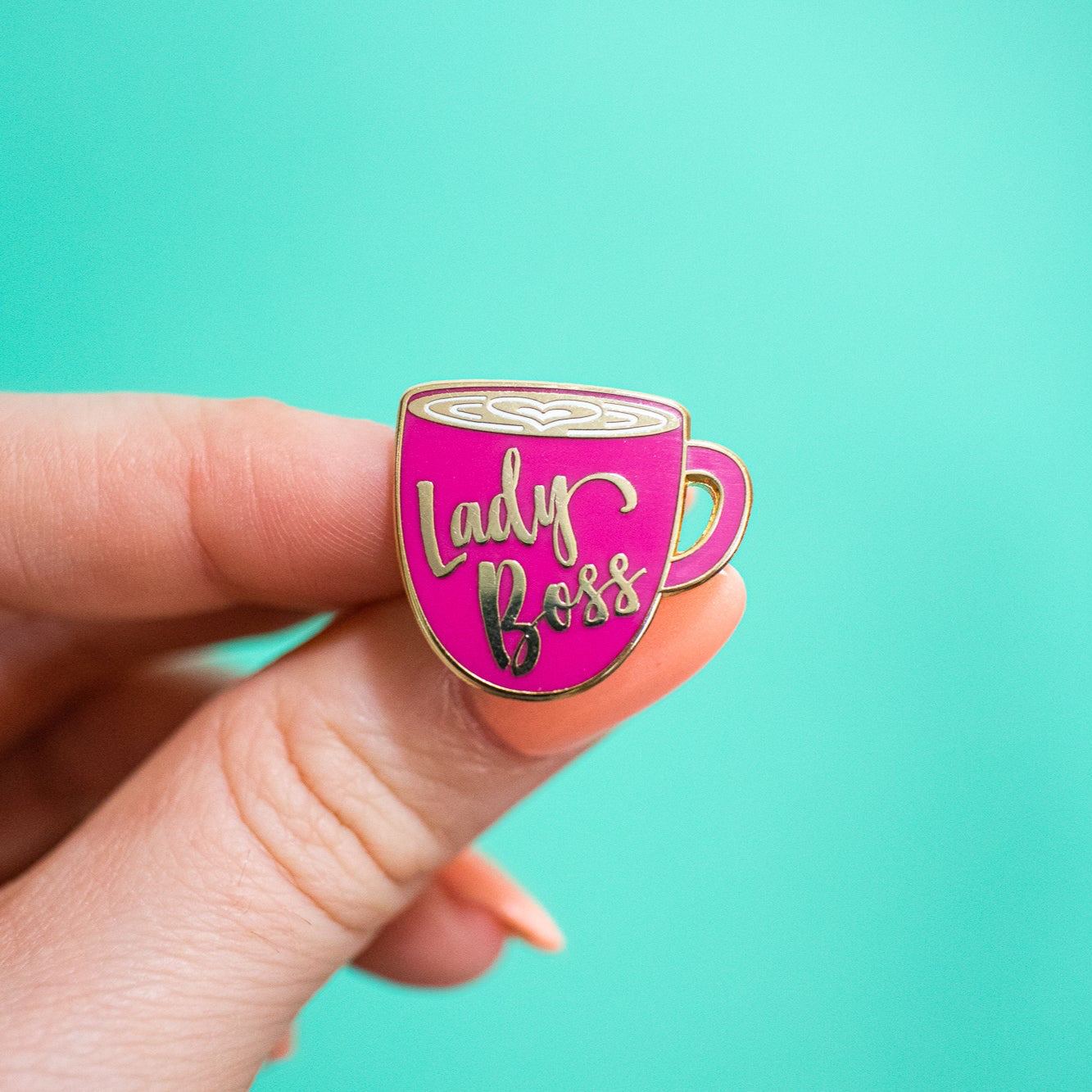 Lady Boss Enamel Pin
