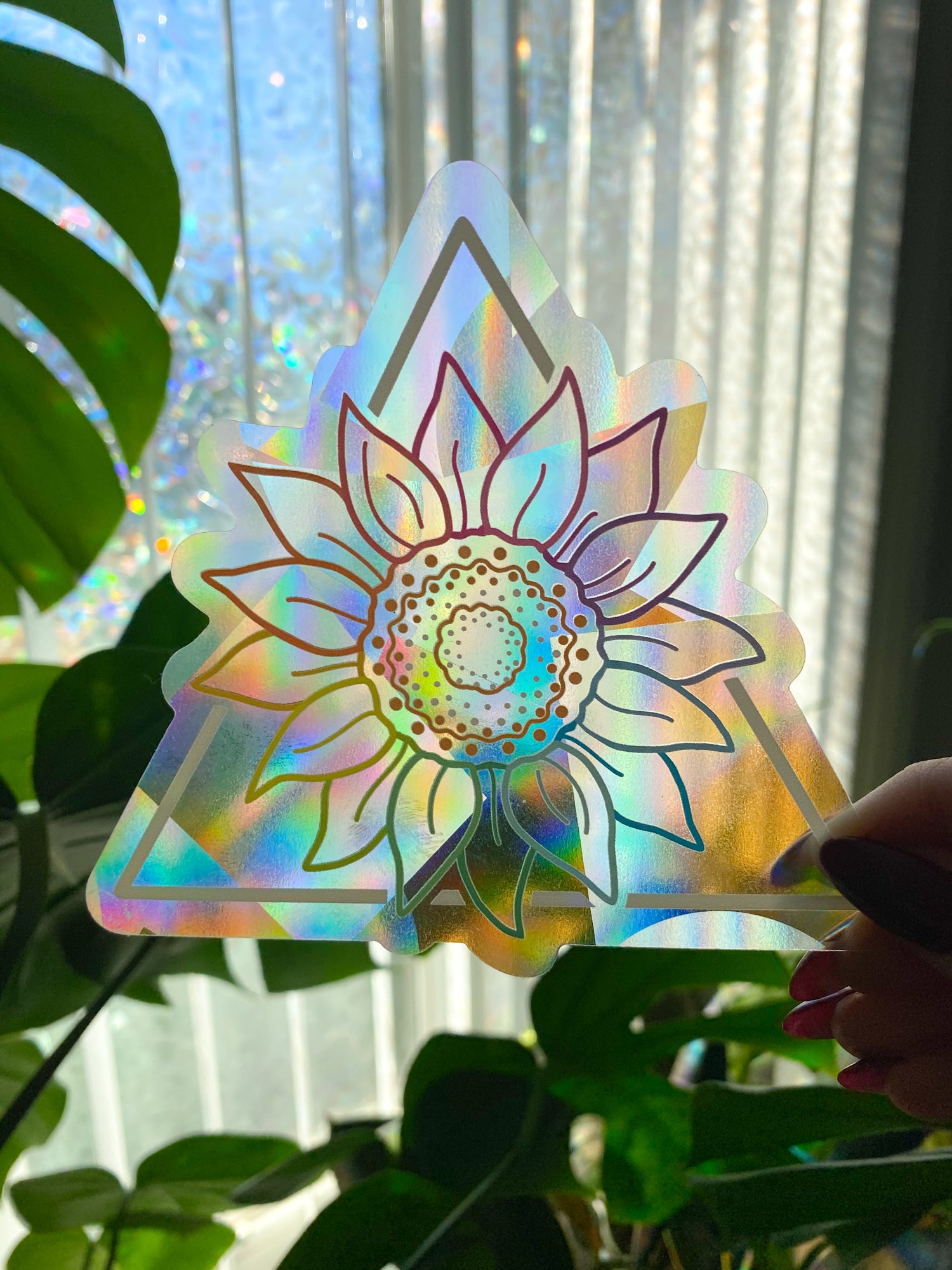 Sunflower Suncatcher Decal