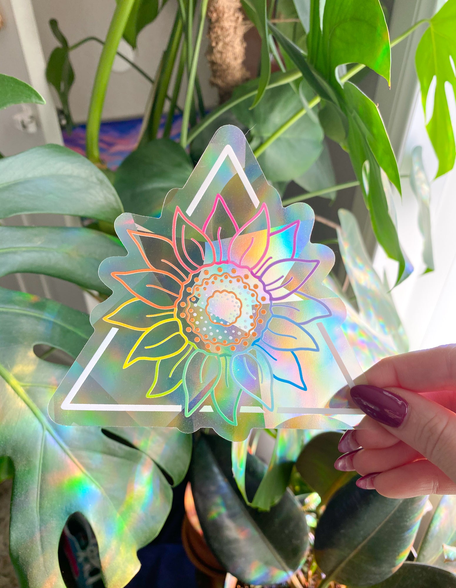 Sunflower Suncatcher Decal