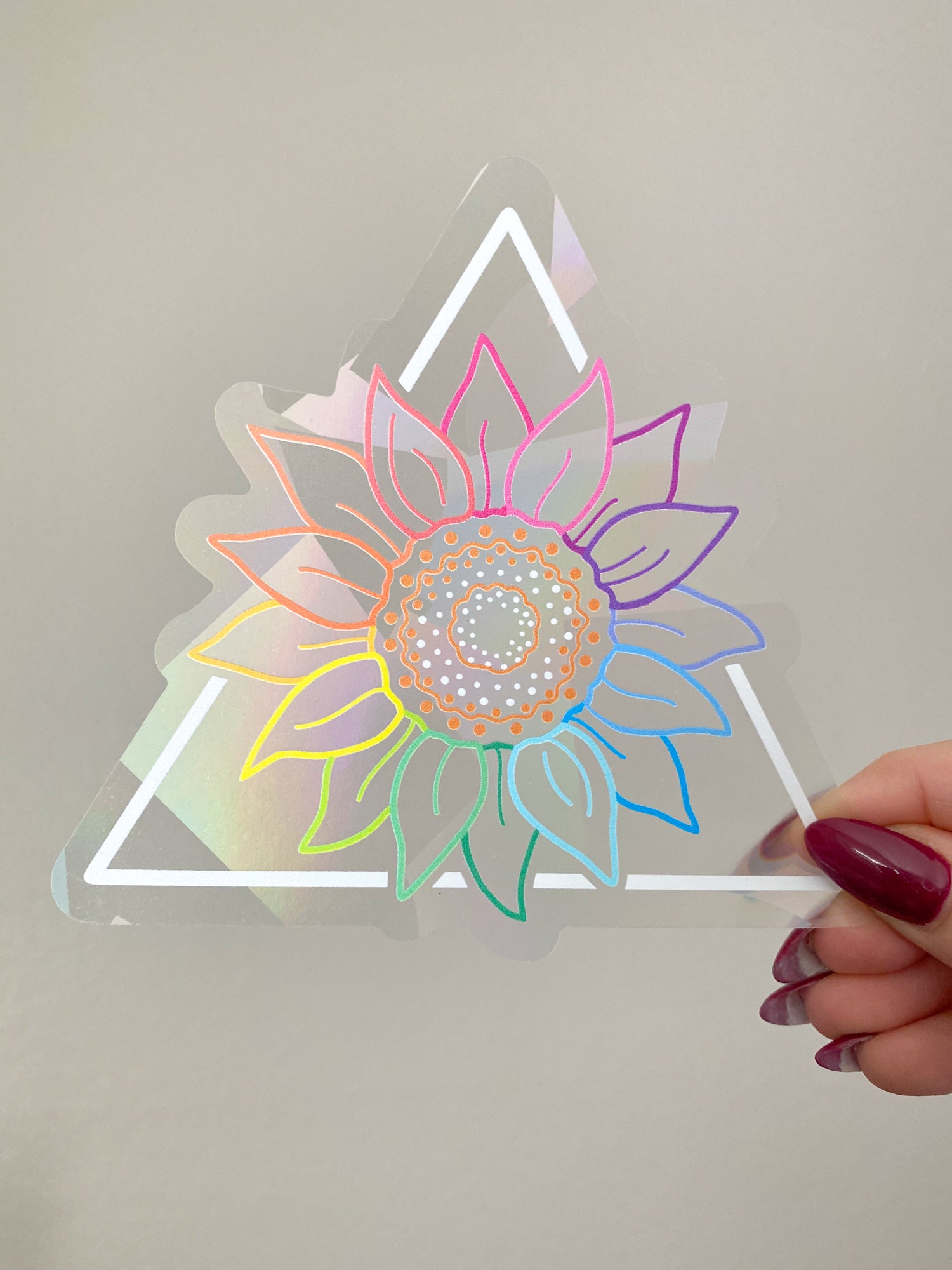 Sunflower Suncatcher Decal