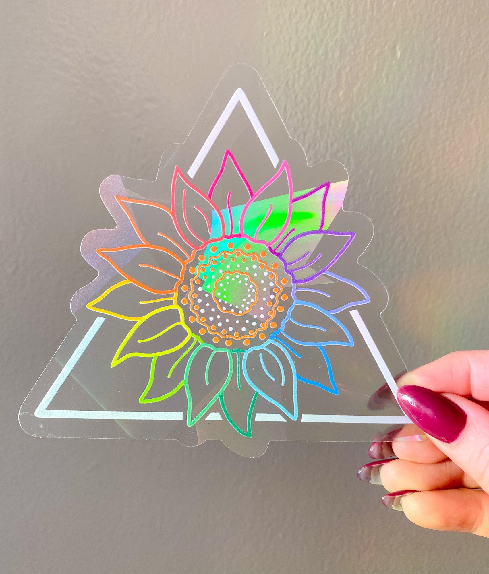 Sunflower Suncatcher Decal