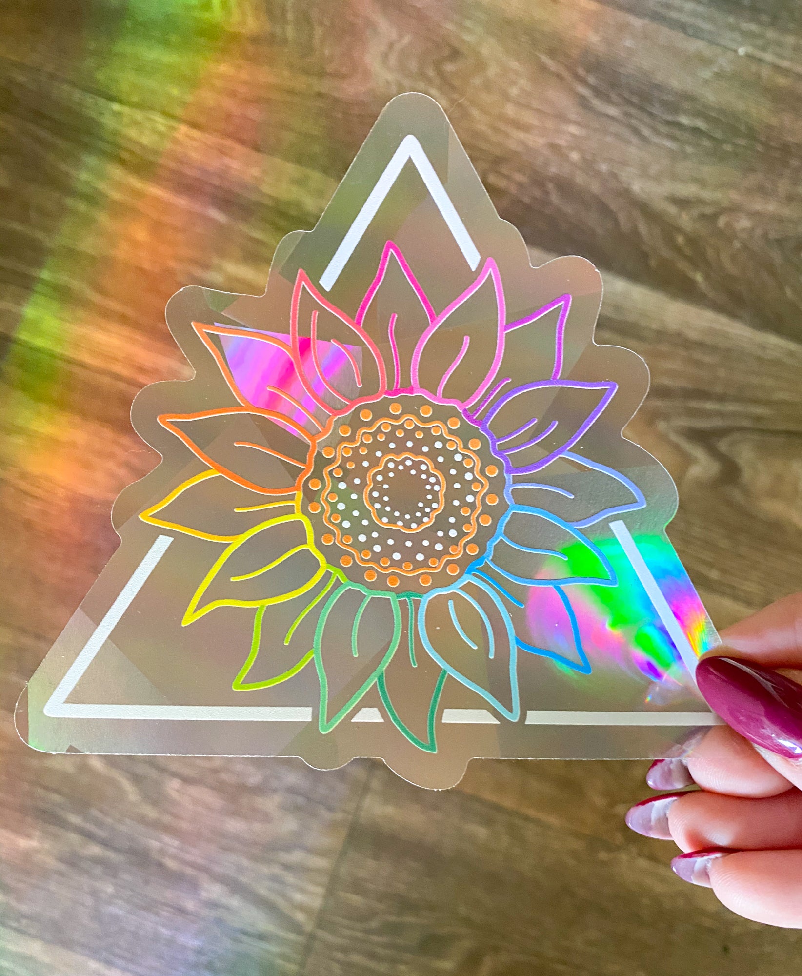 Sunflower Suncatcher Decal