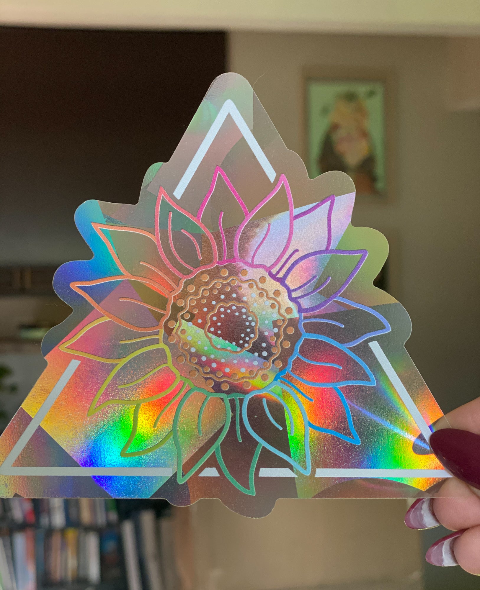 Sunflower Suncatcher Decal