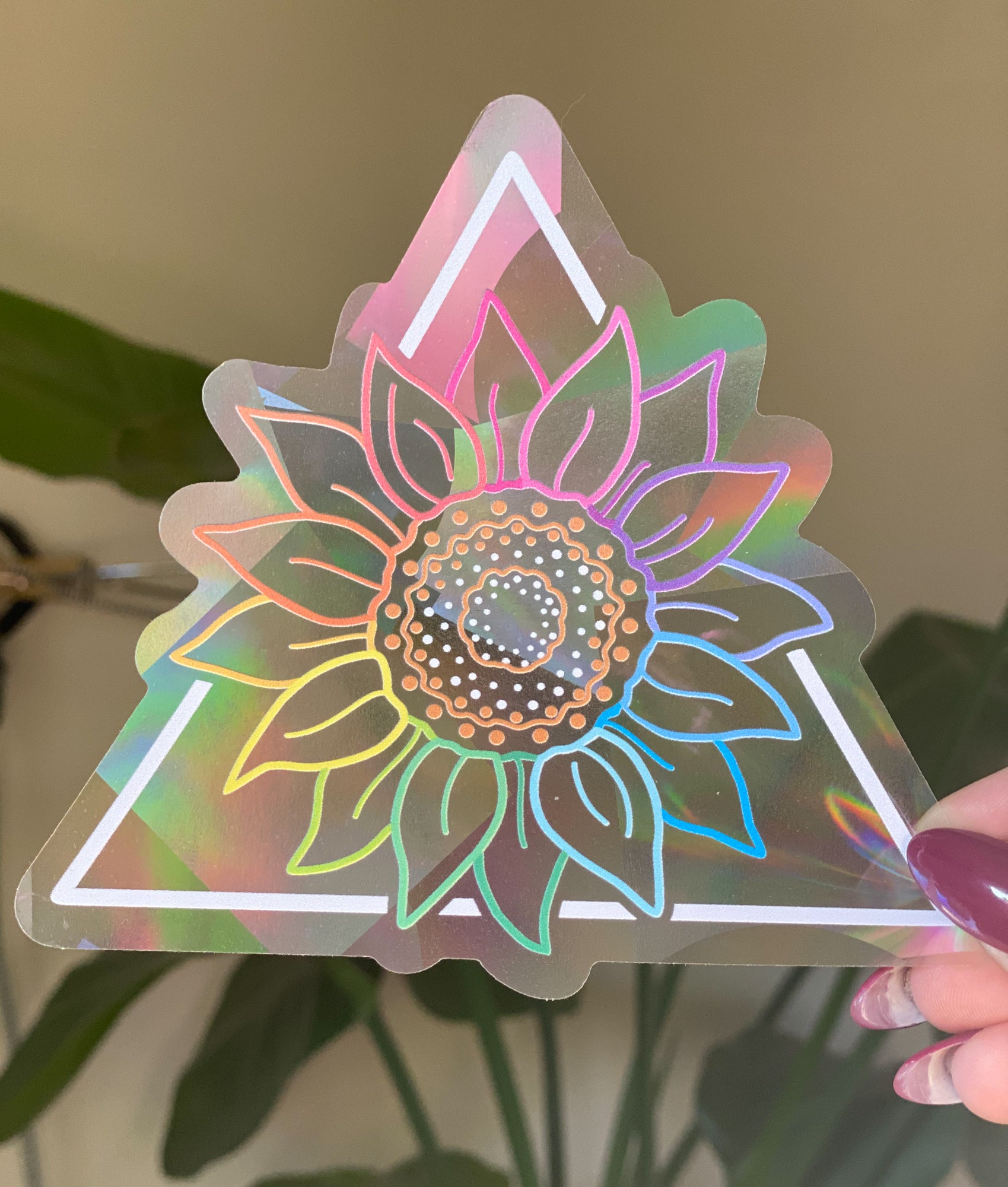 Sunflower Suncatcher Decal