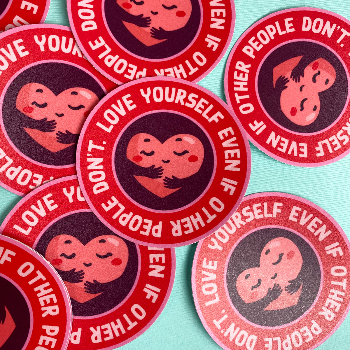 Love Yourself Vinyl Sticker