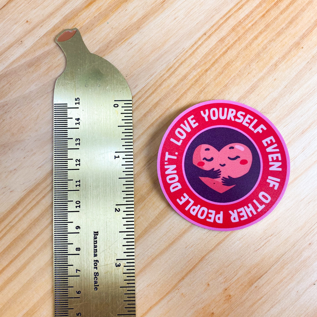 Love Yourself Vinyl Sticker