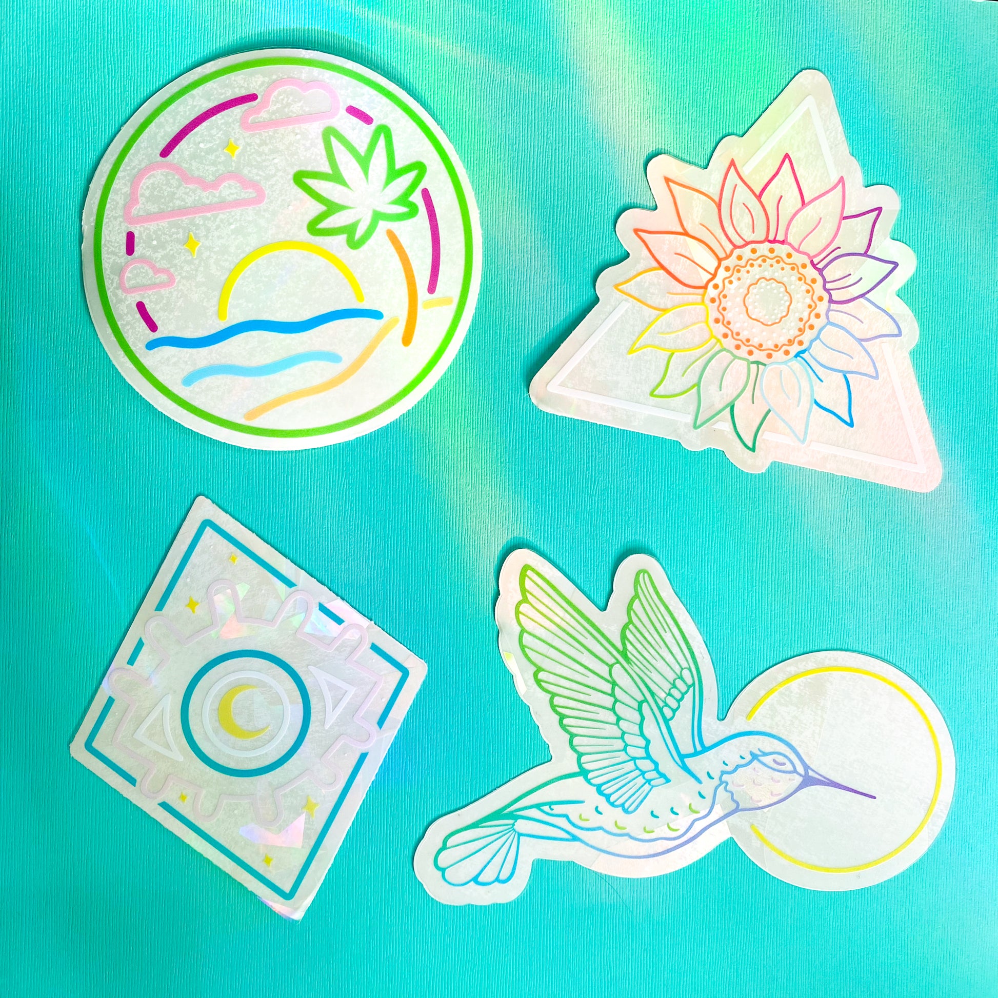 Hummingbird Suncatcher Decal